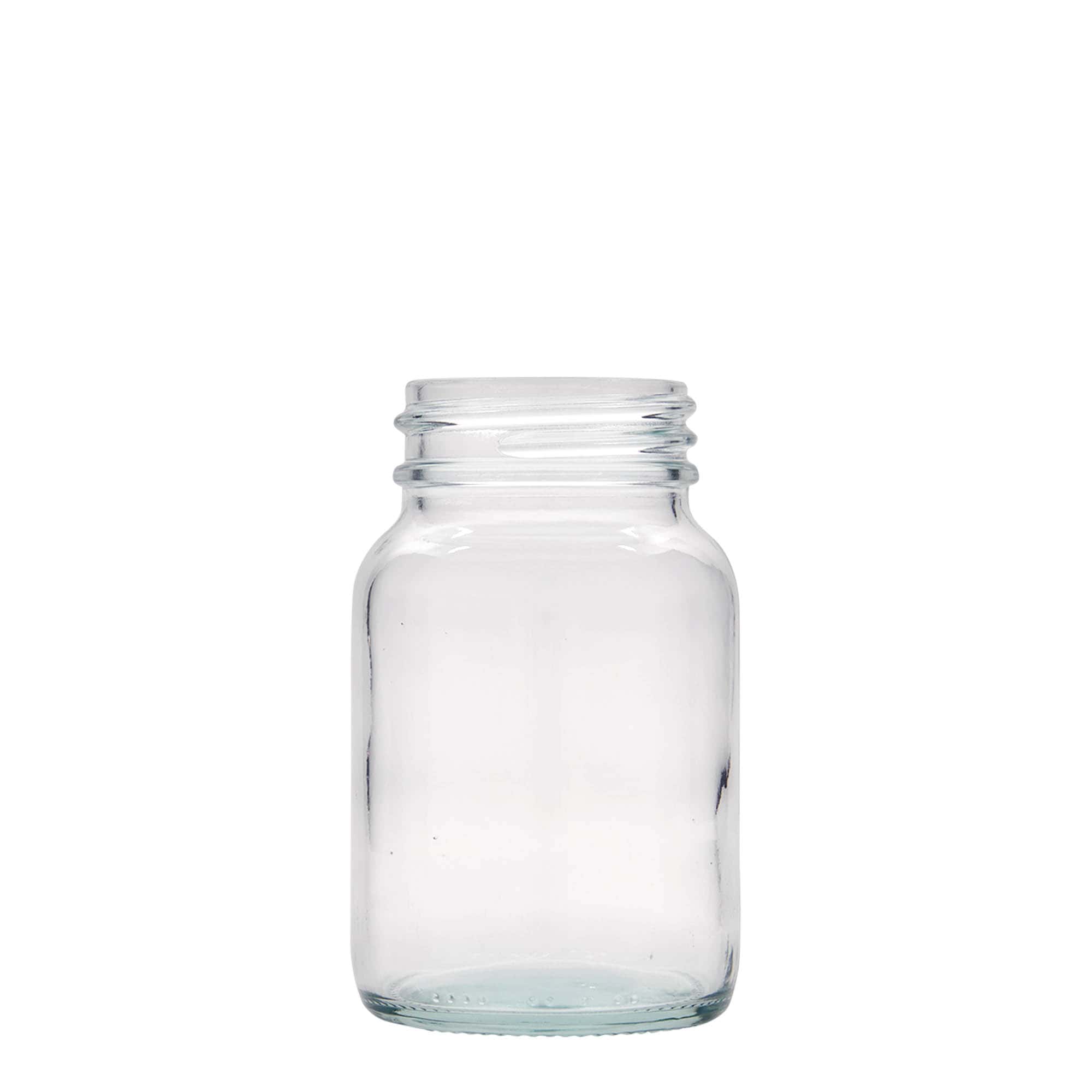 250 ml γυάλινο βάζο με φαρδύ στόμιο, άνοιγμα: DIN 55