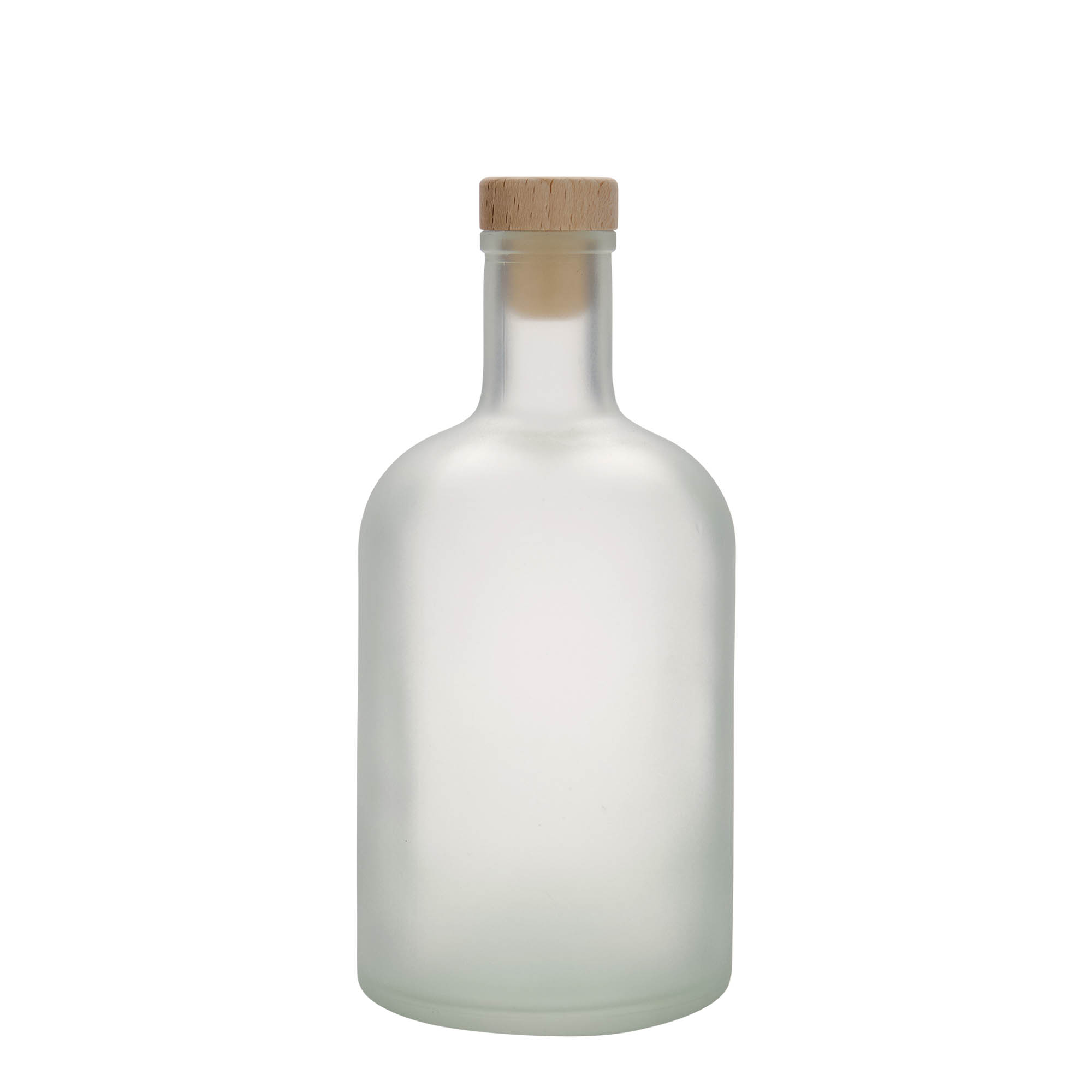 Γυάλινο μπουκάλι 'Gerardino' 700 ml, εφέ του πάγου, στόμιο: φελλός