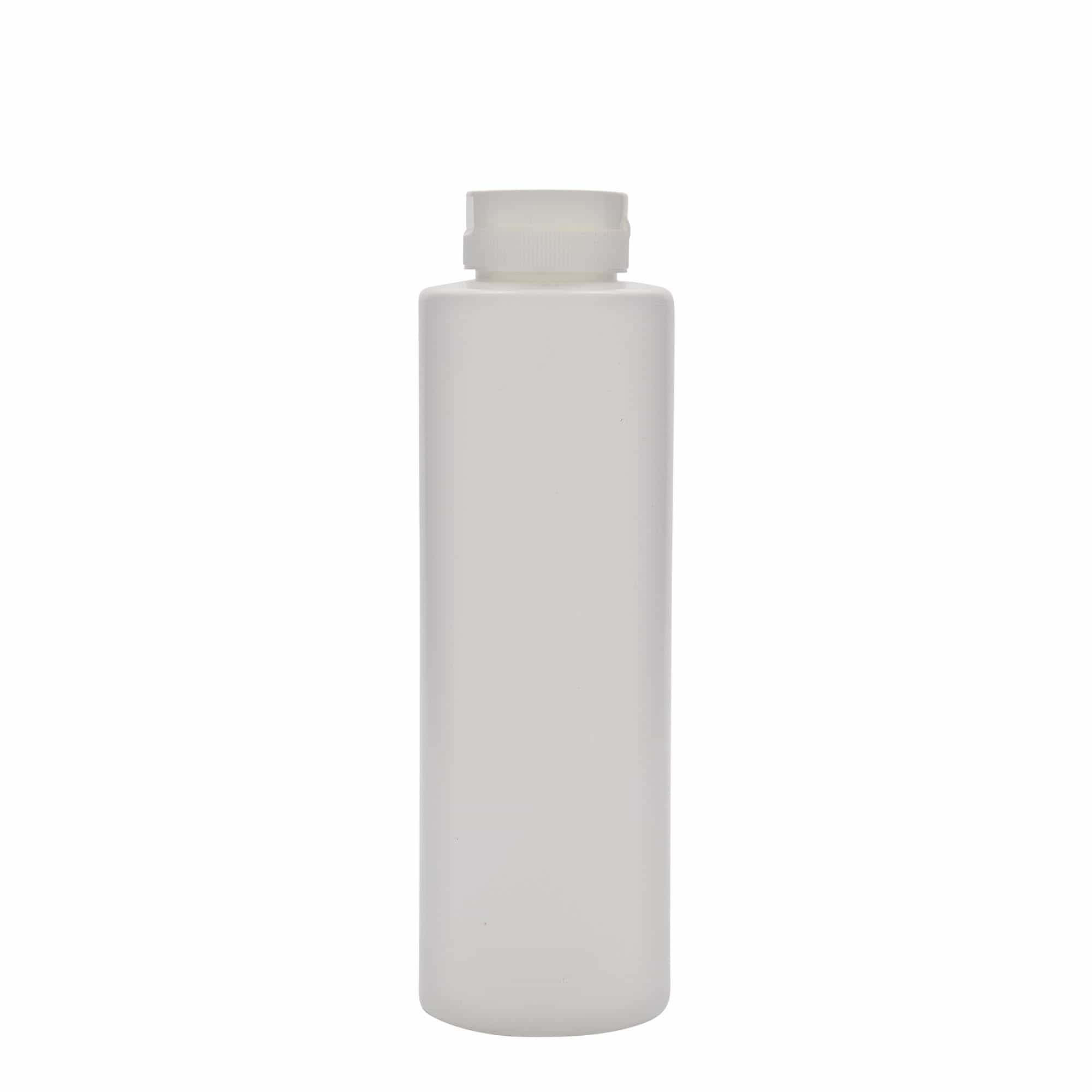 Μπουκάλι για σως 500 ml, πλαστικό LDPE, λευκό, στόμιο: GPI 38/400