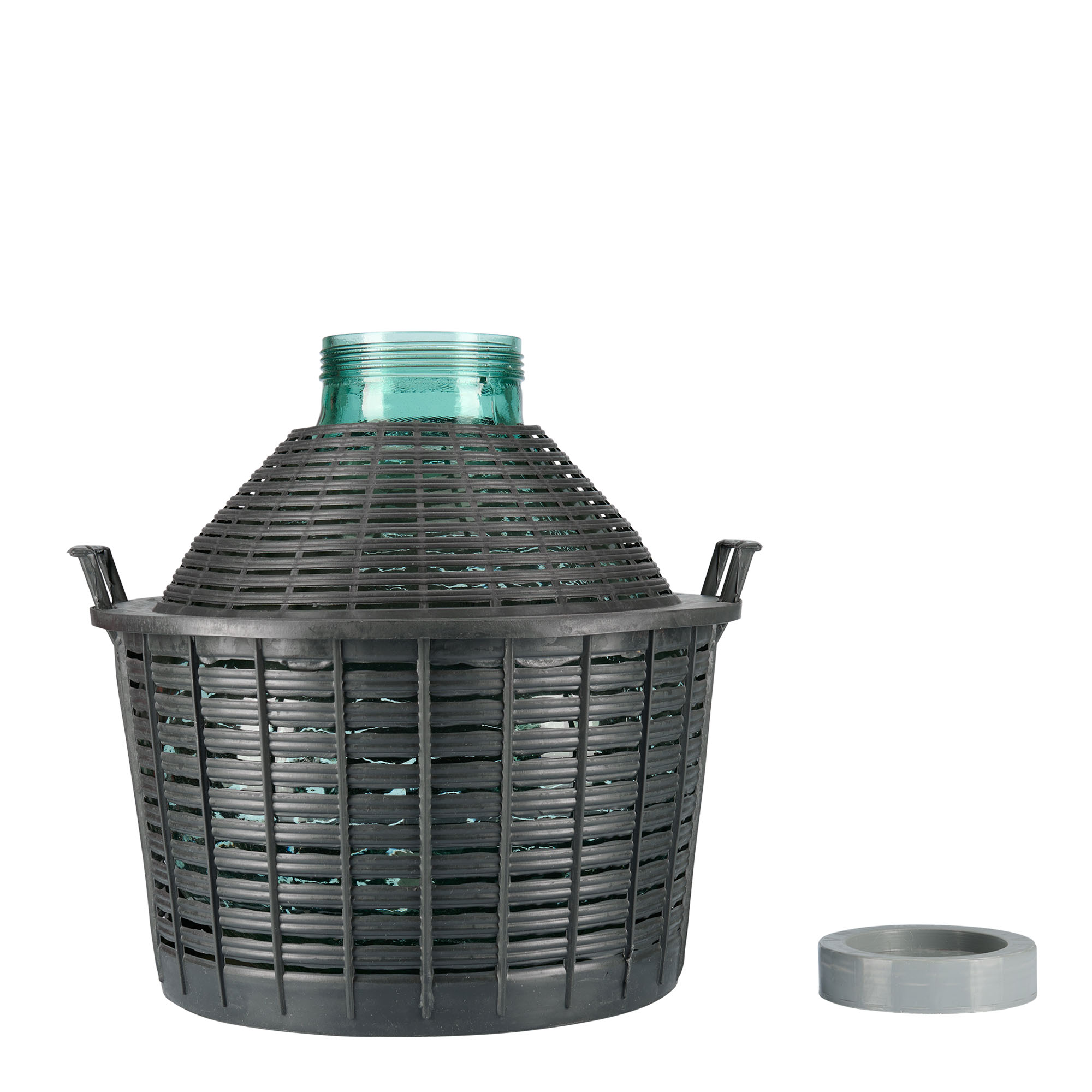 Νταμιτζάνα 25 l με φαρδύ λαιμό, γυάλινη, στόμιο: βιδωτό πώμα Νταμιτζάνα 25 l με φαρδύ λαιμό, γυάλινη, στόμιο: βιδωτό πώμα