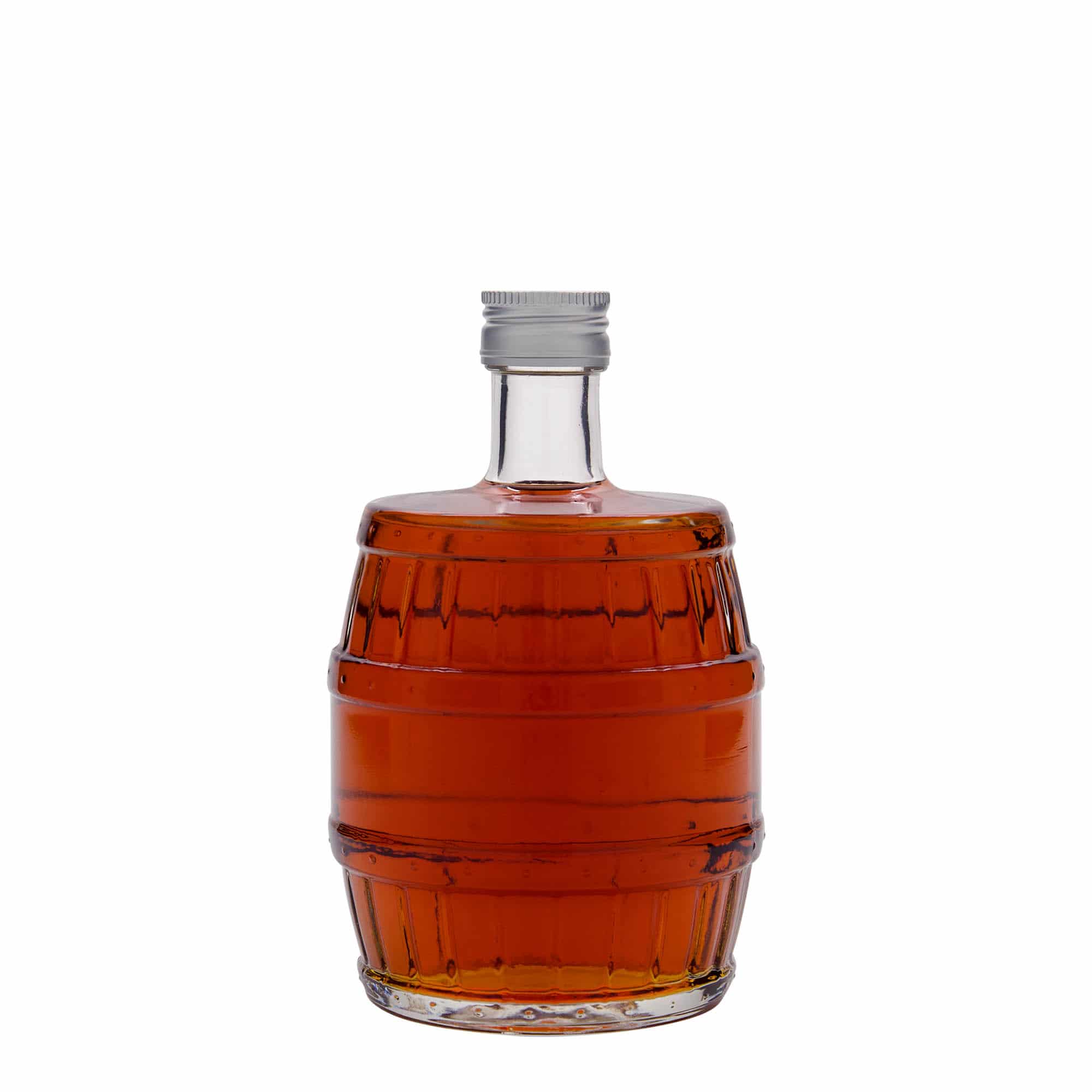 Γυάλινο μπουκάλι 'Βαρέλι' 500 ml, στόμιο: PP 28