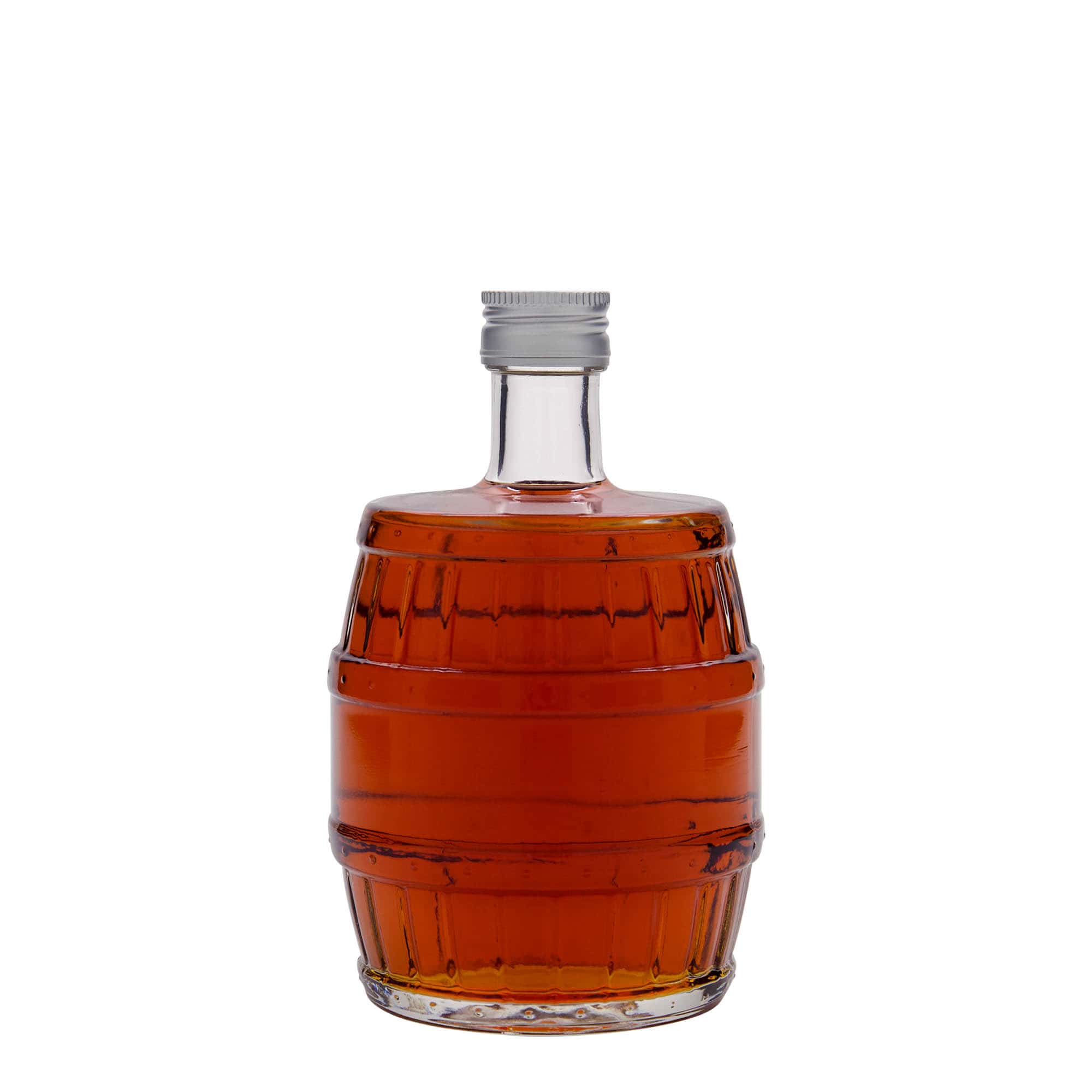 500 ml γυάλινο μπουκάλι 'βαρέλι', στόμιο: PP 28