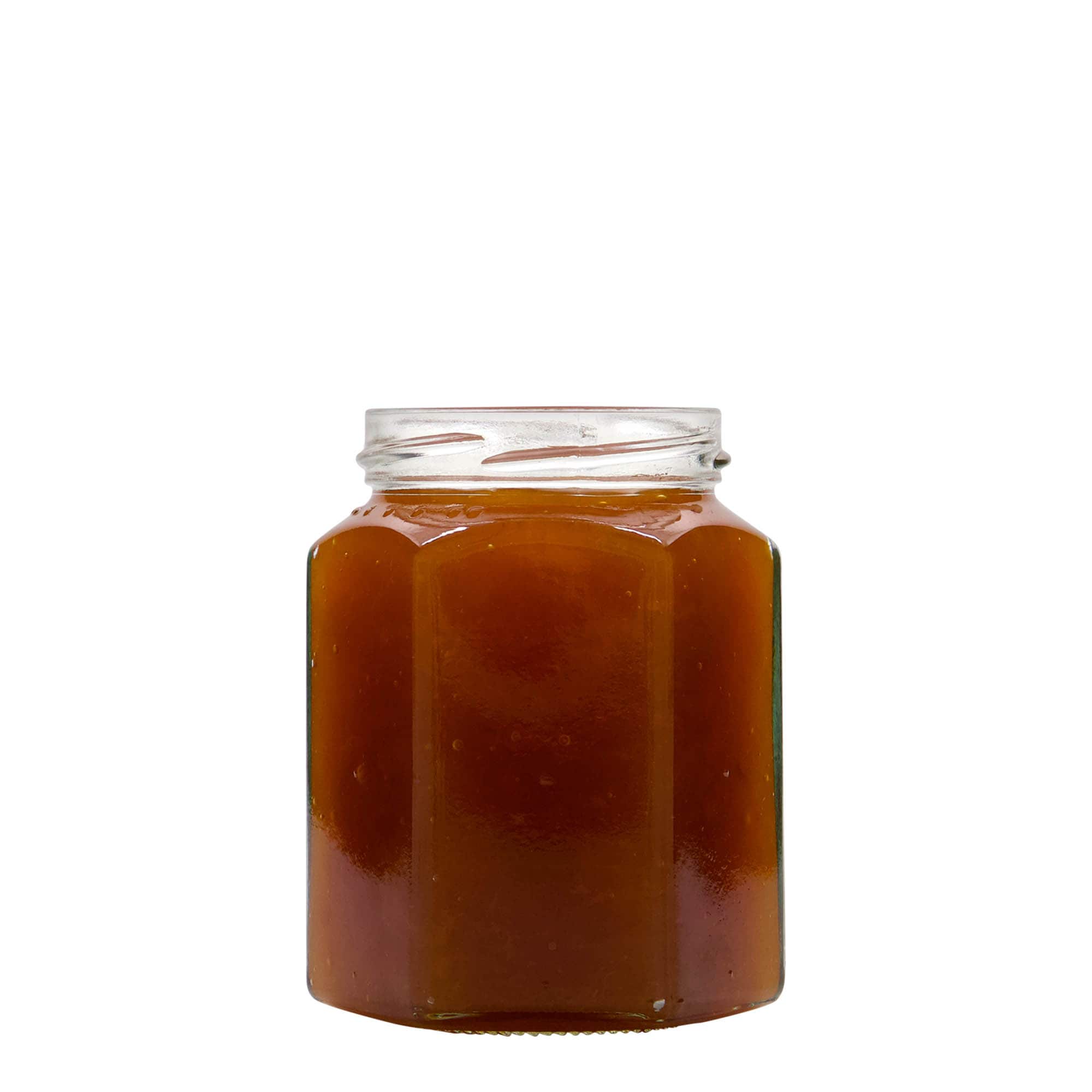 Εξάγωνο βάζο 295 ml, στόμιο: twist-off (TO 63) Εξάγωνο βάζο 295 ml, στόμιο: twist-off (TO 63)