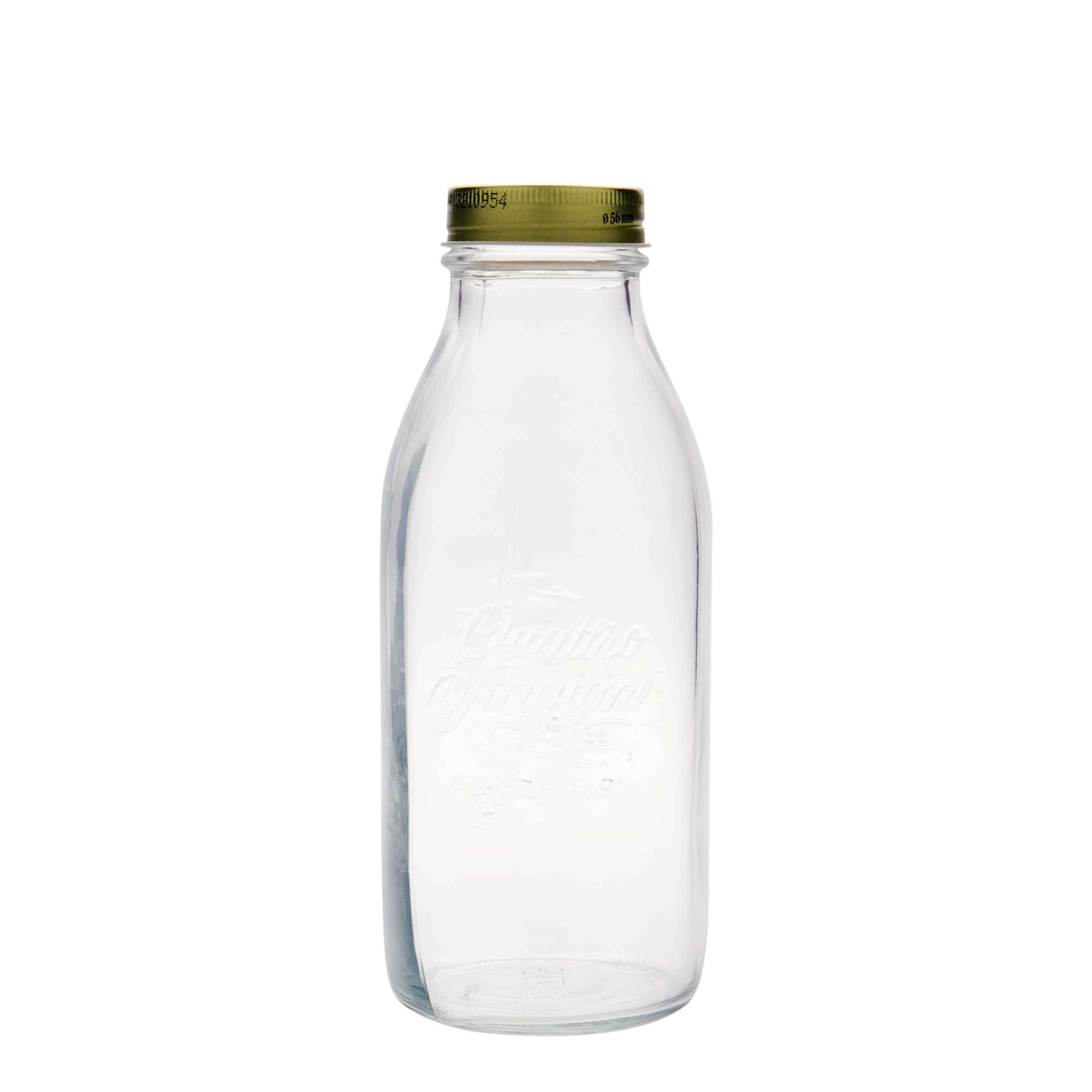 Γυάλινο μπουκάλι 'Quattro Stagioni' 1.000 ml, στόμιο: βιδωτό πώμα