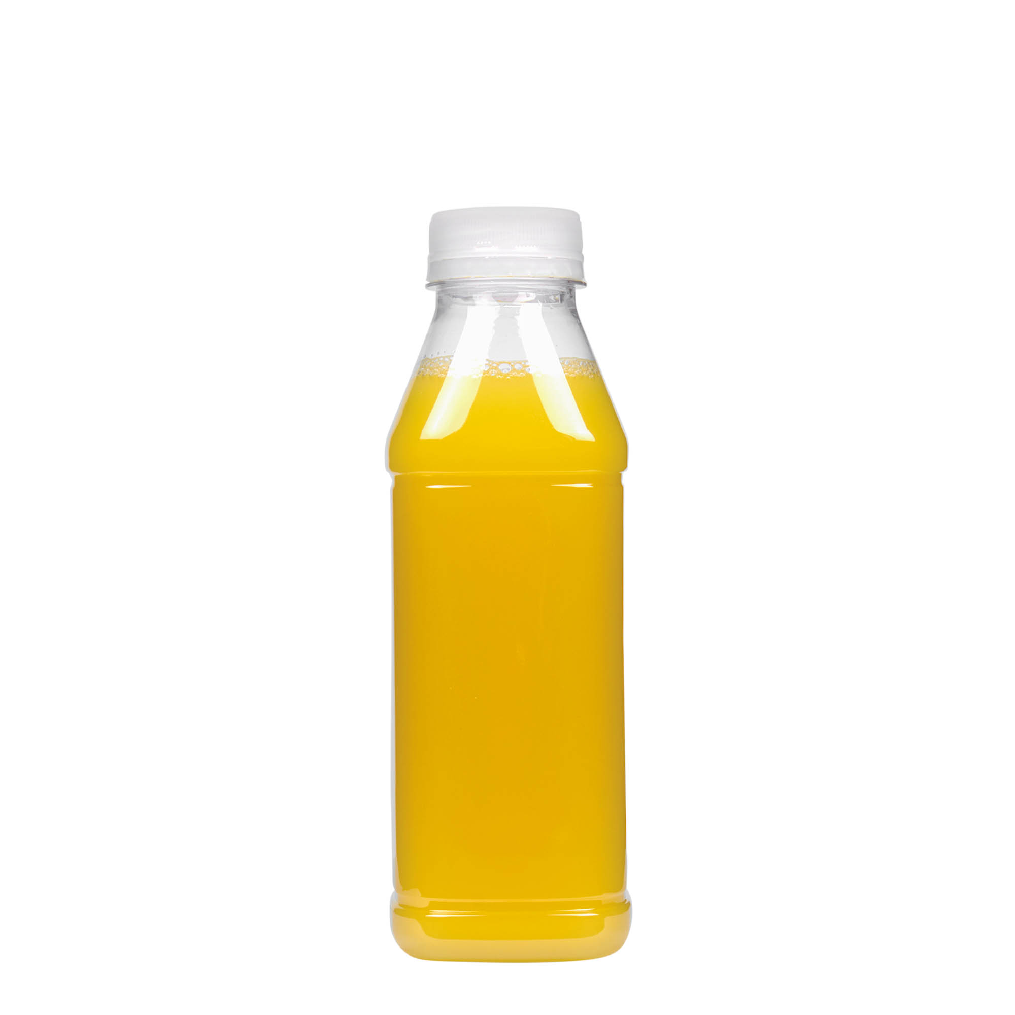 Μπουκάλι PET 'Milk and Juice Carré' 500 ml, τετράγωνο, πλαστικό, στόμιο: 38 mm