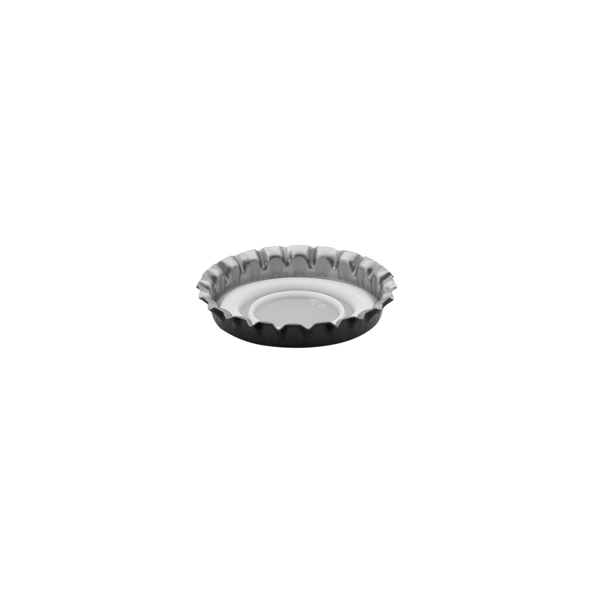 Μεταλλική τάπα 29 mm, μεταλλική, μαύρη