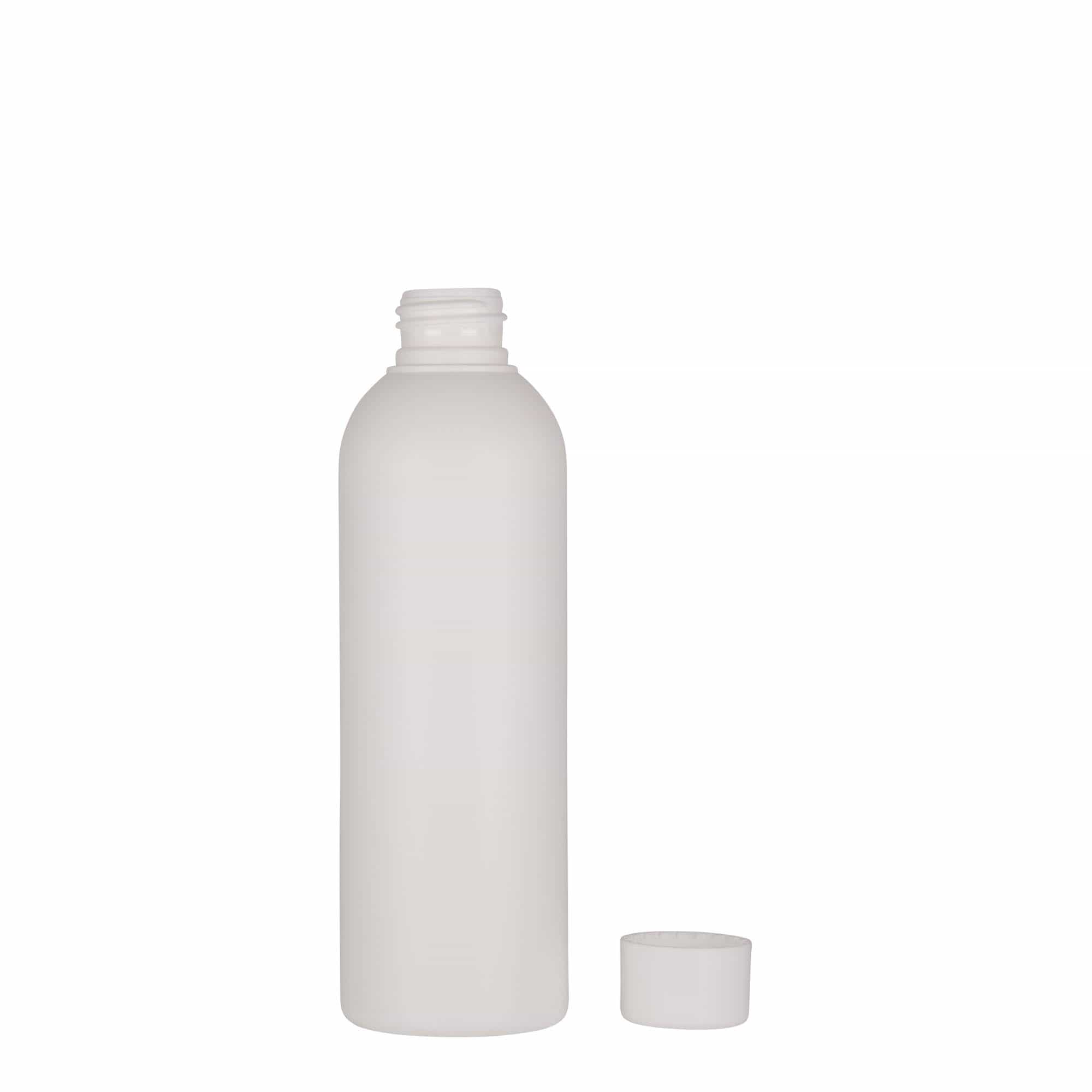 200 ml πλαστικό μπουκάλι 'Tuffy', HDPE, λευκό, στόμιο: 24/410