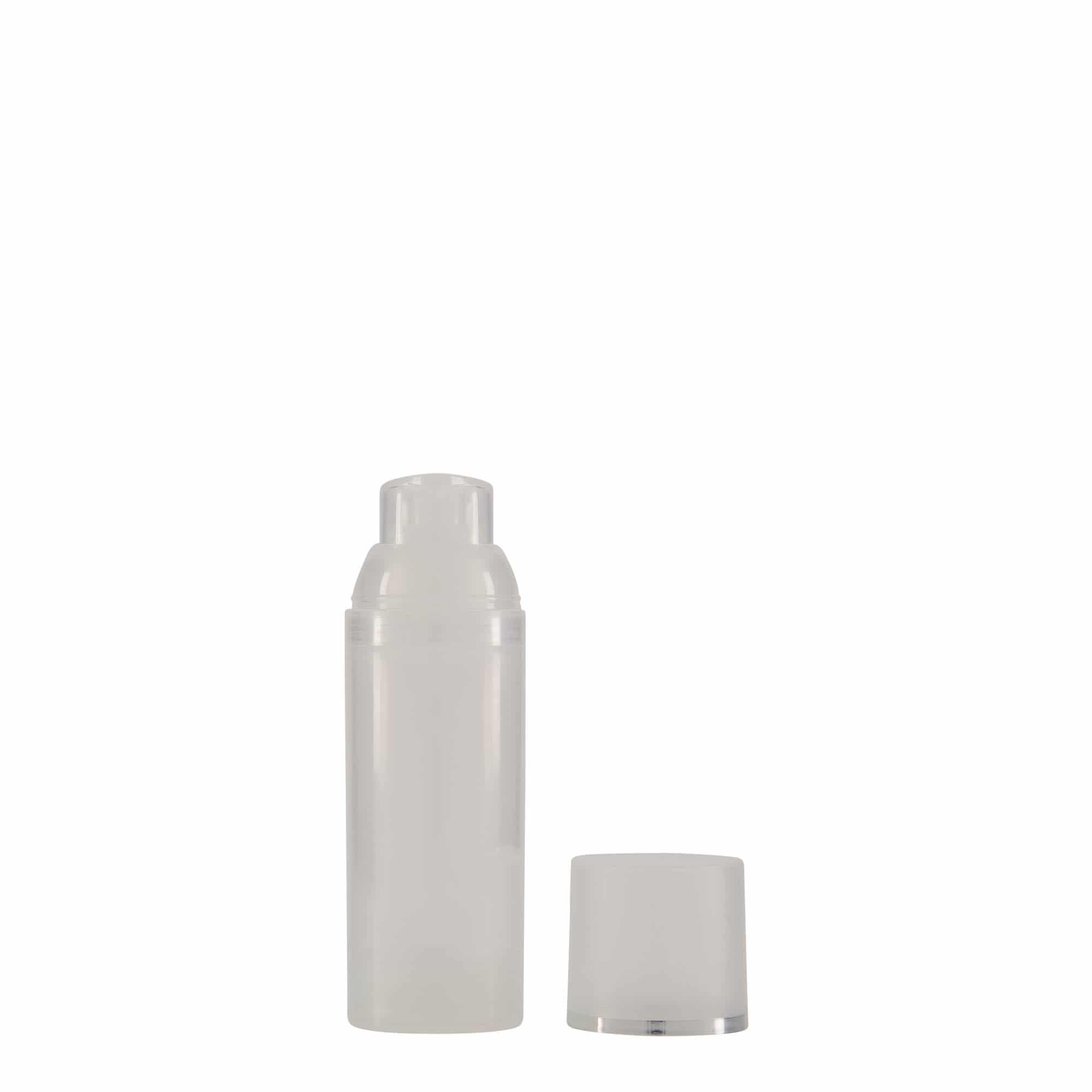 Airless Dispenser 'Mezzo' 50 ml, πλαστικό PP, φυσικό χρώμα