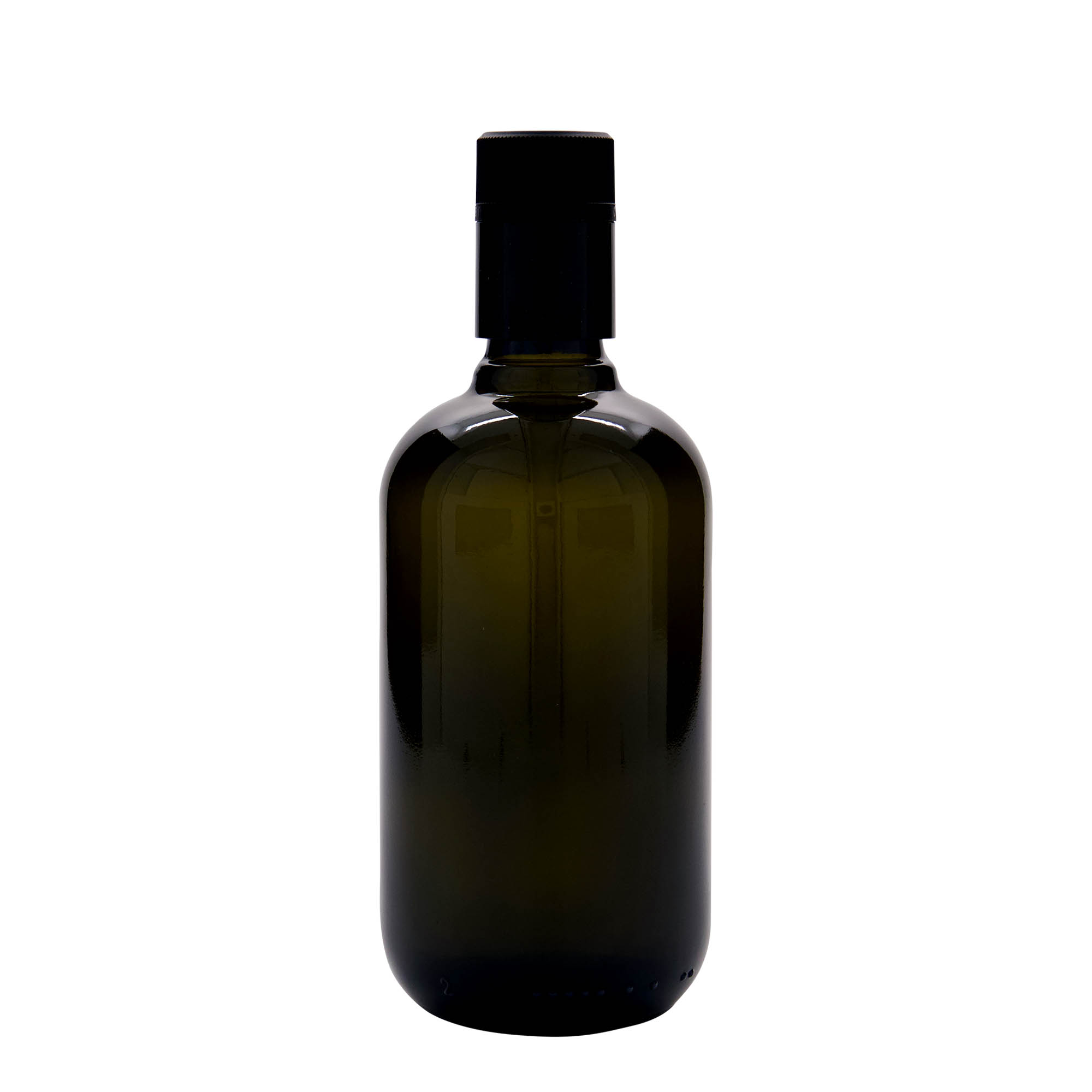 Μπουκάλι για ξίδι/λάδι 'Biolio' 500 ml, γυάλινο, πράσινο αντικέ, στόμιο: DOP
