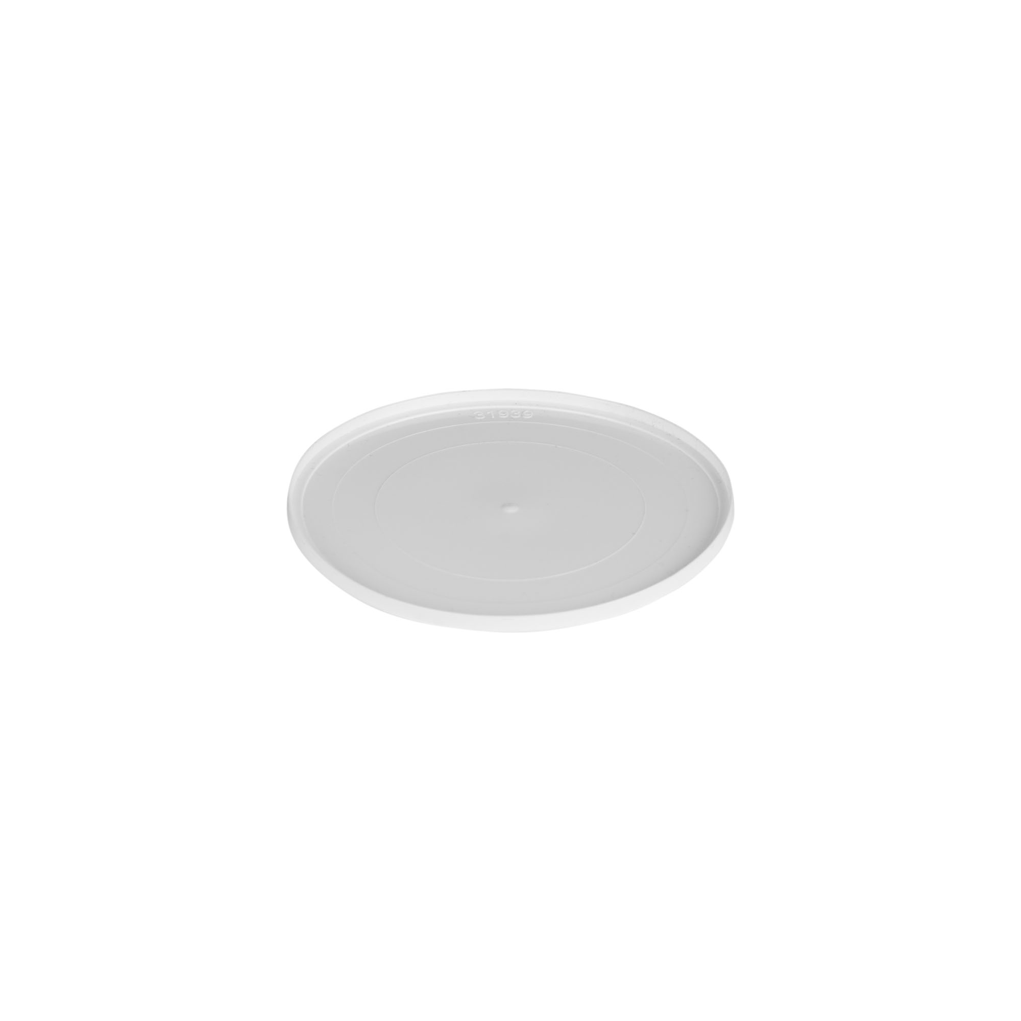 Γυάλινο καπάκι για το μπουκάλι 'Bianca' 150 ml, πλαστικό PP, λευκό