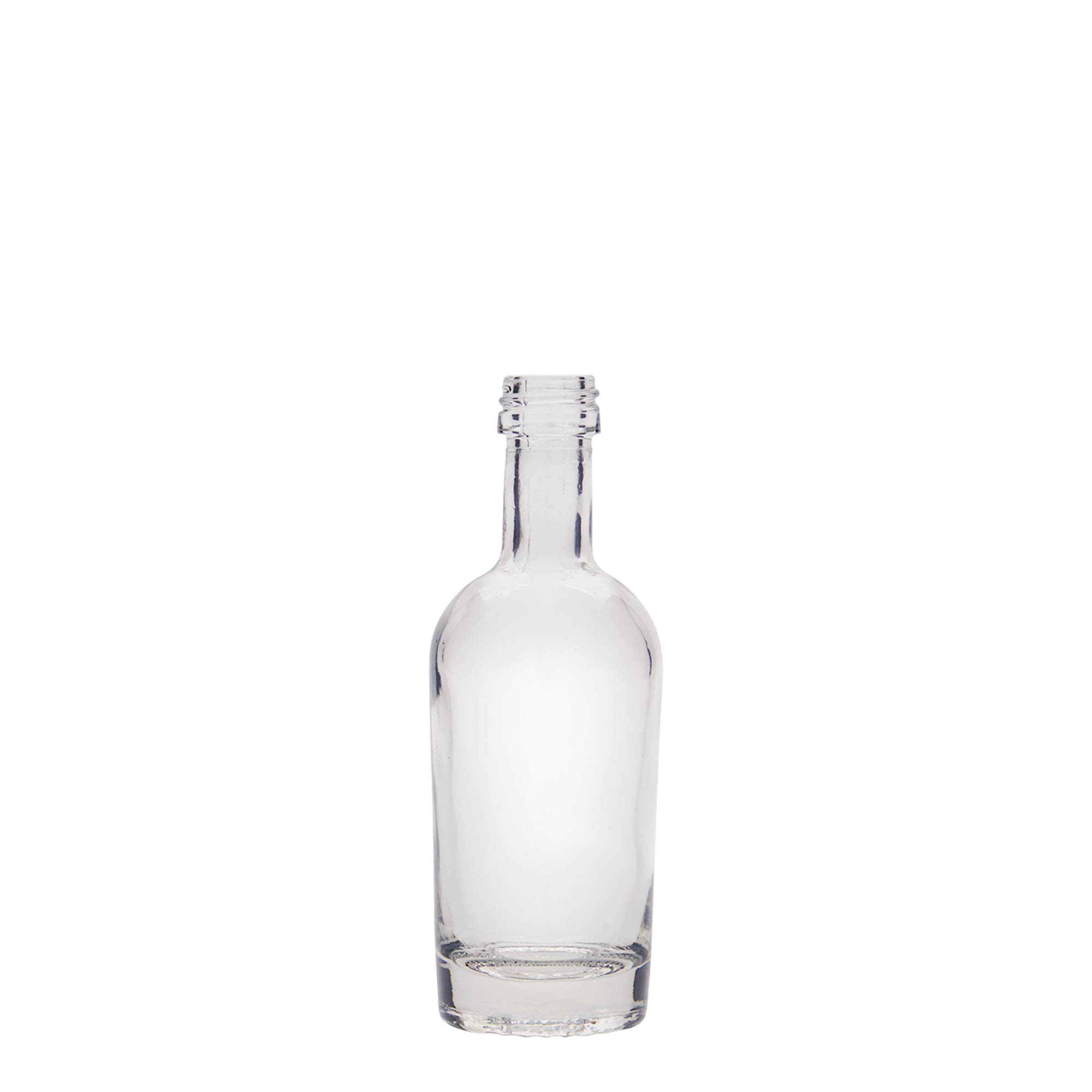 Γυάλινο μπουκάλι 'Pepe' 50 ml, στόμιο: PP 18