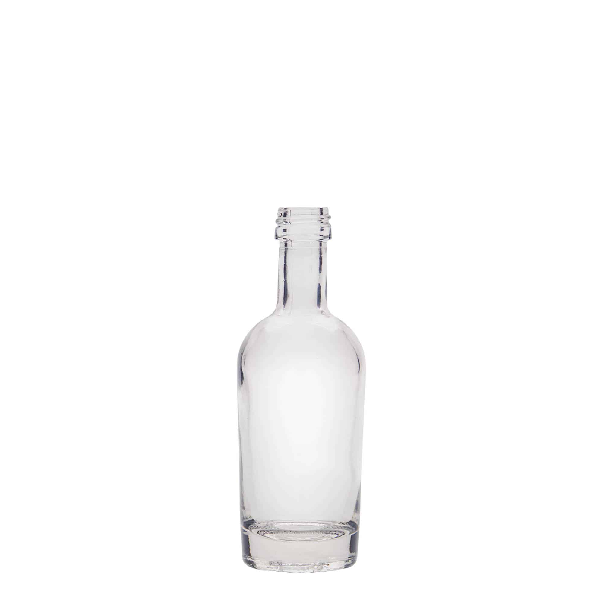 50 ml γυάλινο μπουκάλι 'Pepe', στόμιο: PP 18