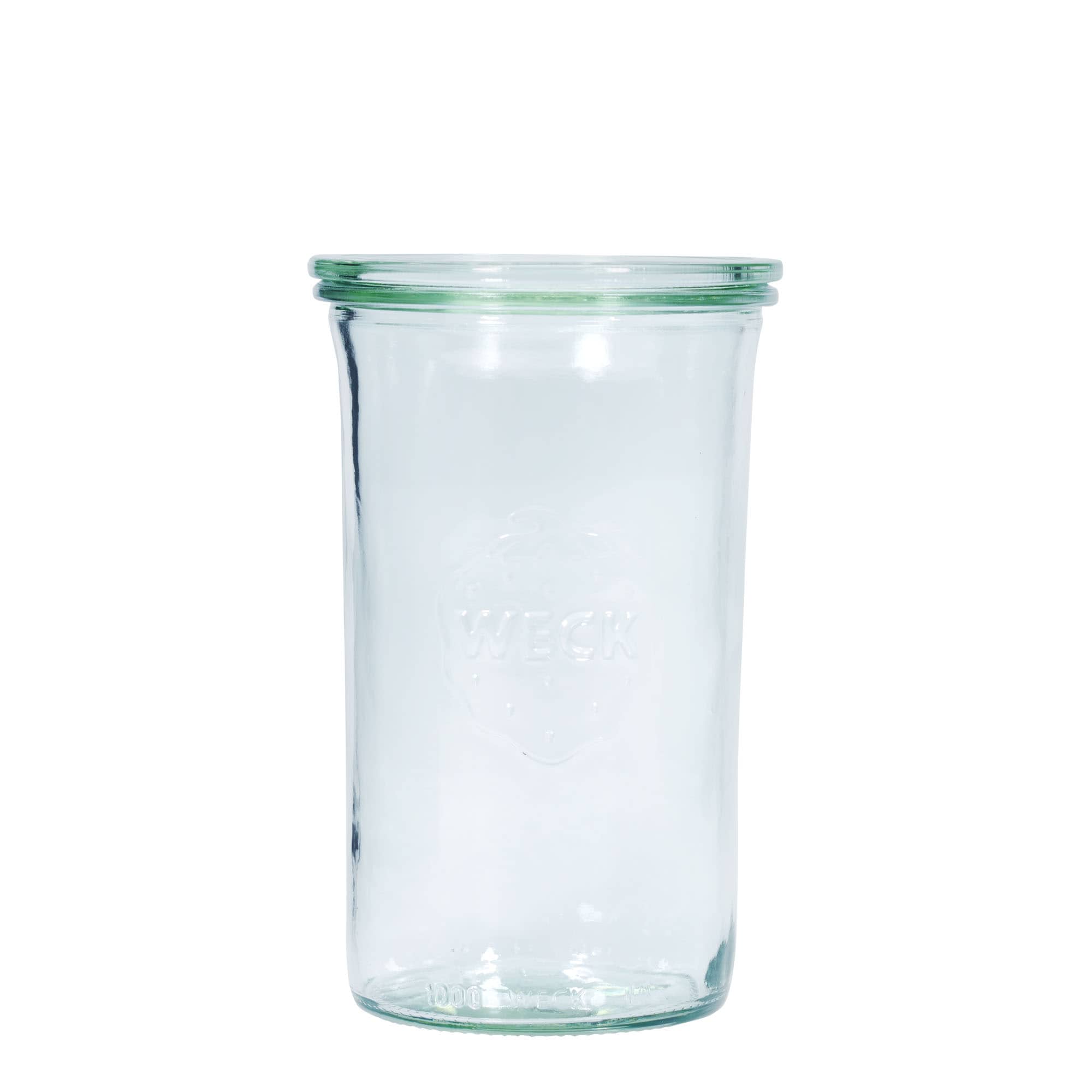Κυλινδρικό βάζο WECK 1.000 ml, στόμιο: στρογγυλεμένο χείλος