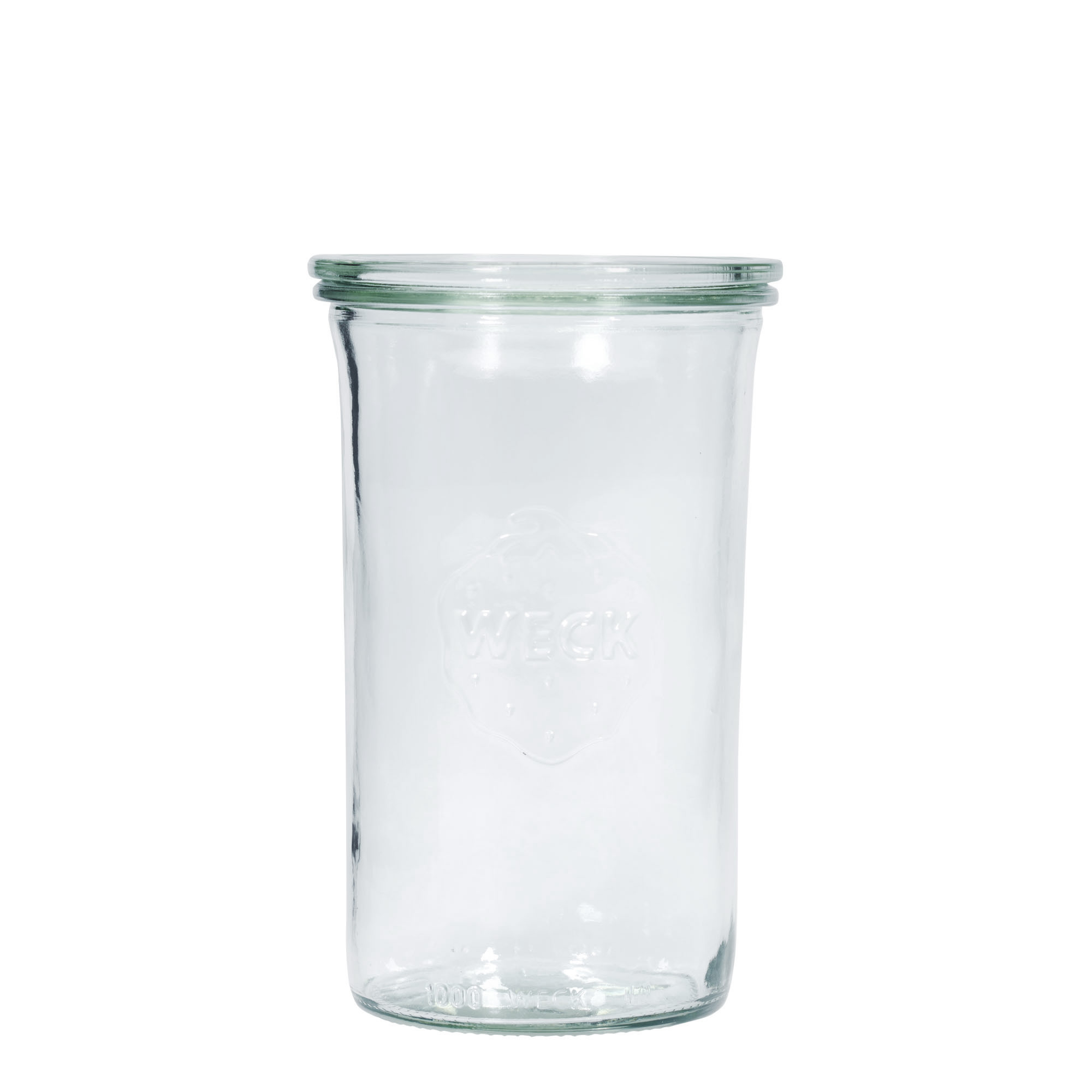 Κυλινδρικό βάζο WECK 1.000 ml, στόμιο: στρογγυλεμένο χείλος