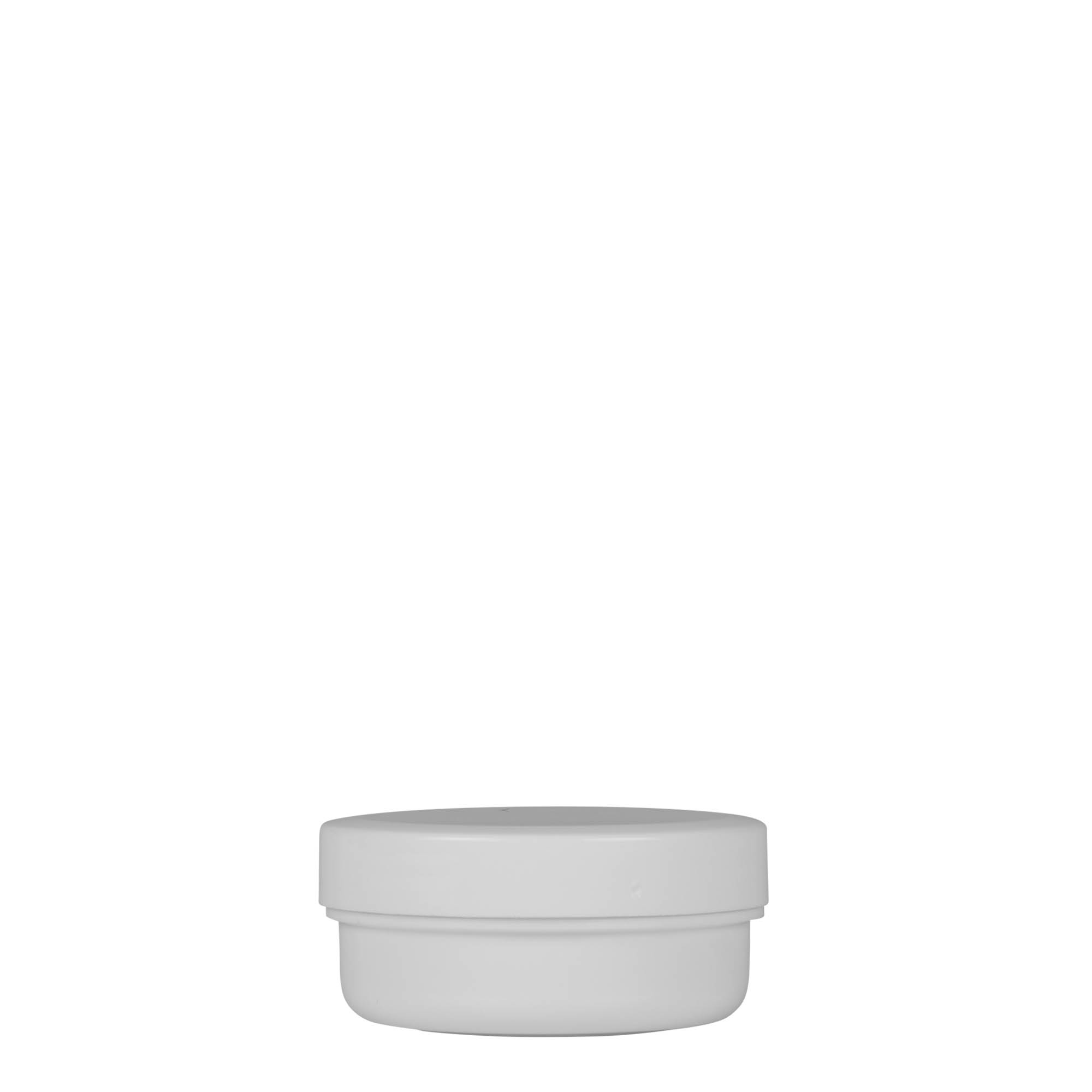 Πλαστικό βάζο 'White Line' 12 ml, PP, λευκό, στόμιο: βιδωτό πώμα Πλαστικό βάζο 'White Line' 12 ml, PP, λευκό, στόμιο: βιδωτό πώμα