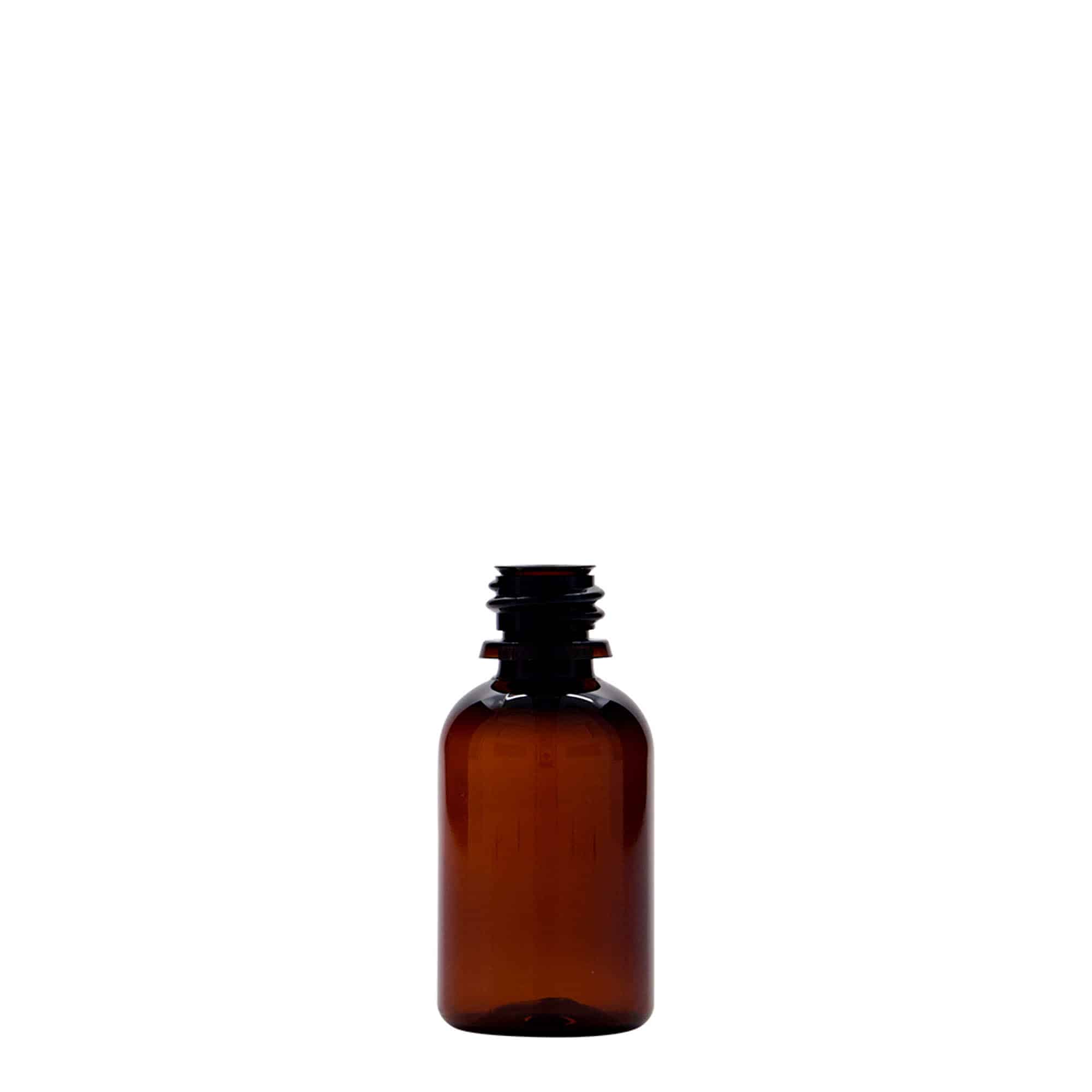 Μπουκάλι φαρμάκου PET 'Easy Living' 30 ml, καφέ, πλαστικό, στόμιο: DIN 18 Μπουκάλι φαρμάκου PET 'Easy Living' 30 ml, καφέ, πλαστικό, στόμιο: DIN 18