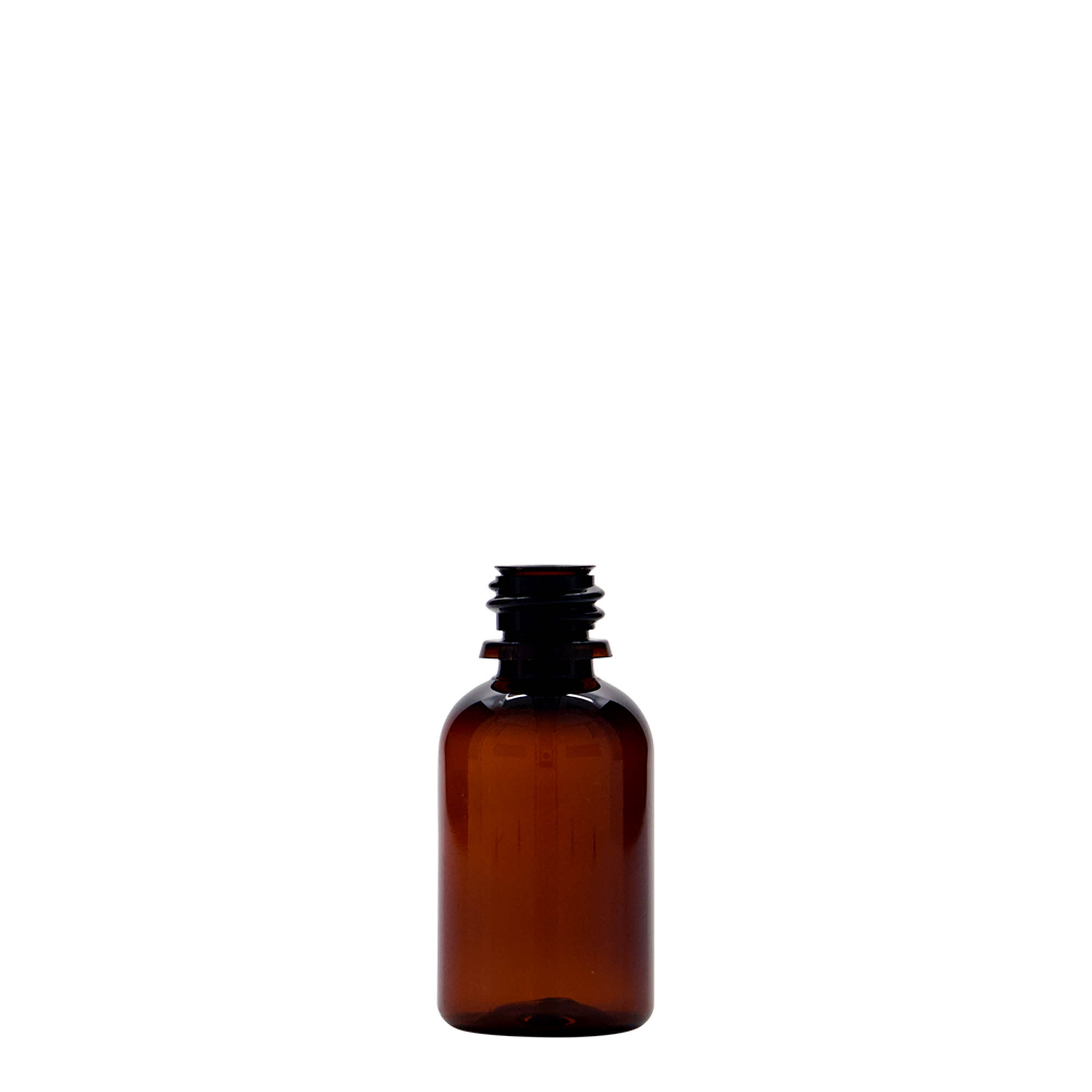 Μπουκάλι φαρμάκου PET 'Easy Living' 30 ml, καφέ, πλαστικό, στόμιο: DIN 18