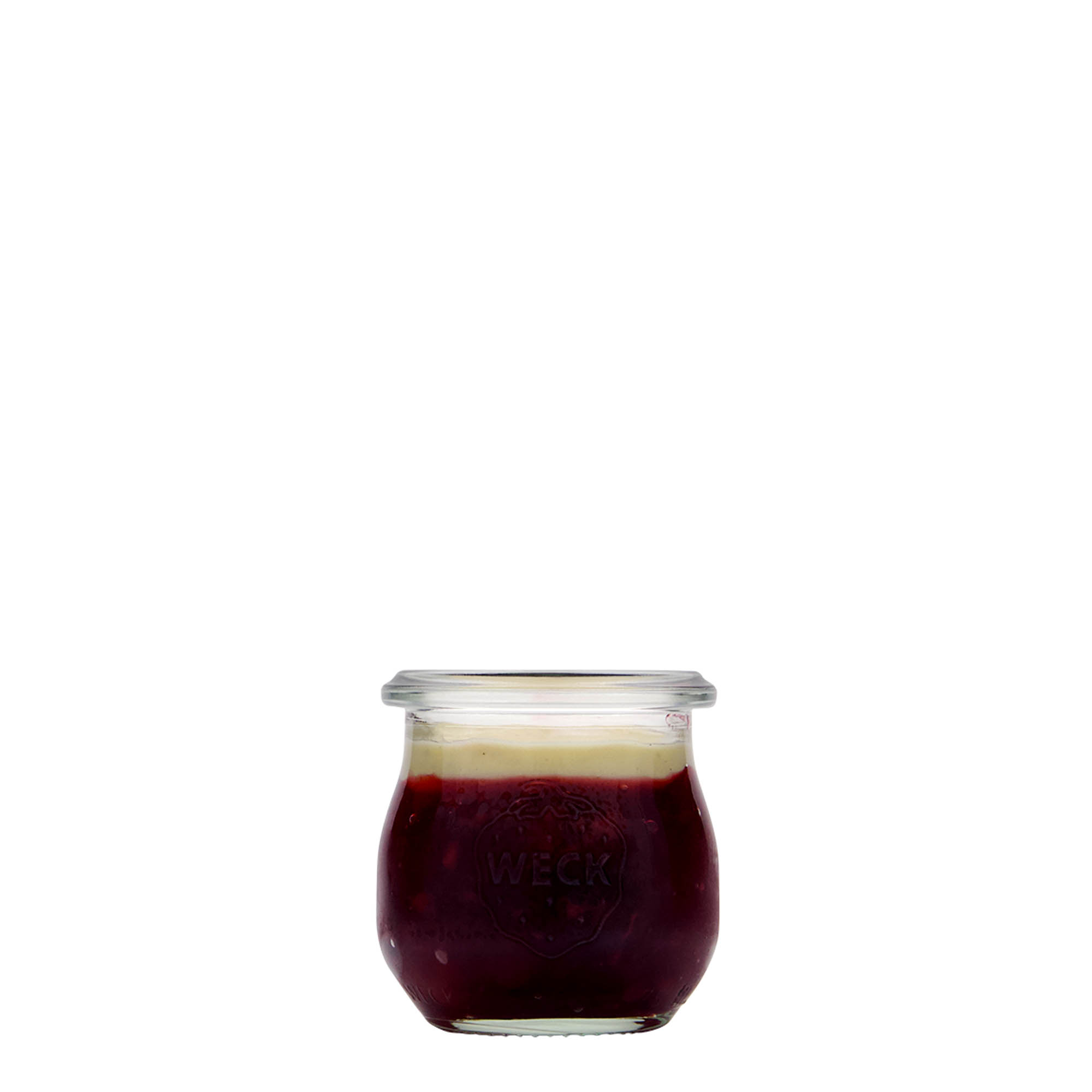 75 ml γυάλινο βάζο WECK-Tulpenglas, άνοιγμα: στρογγυλή άκρη