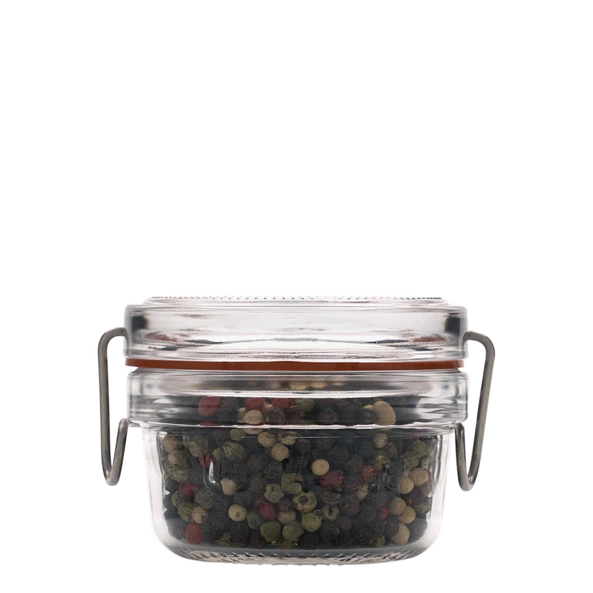 Βάζο με καπάκι με κλιπ 'Lock-Eat' 80 ml, στόμιο: καπάκι με κλιπ