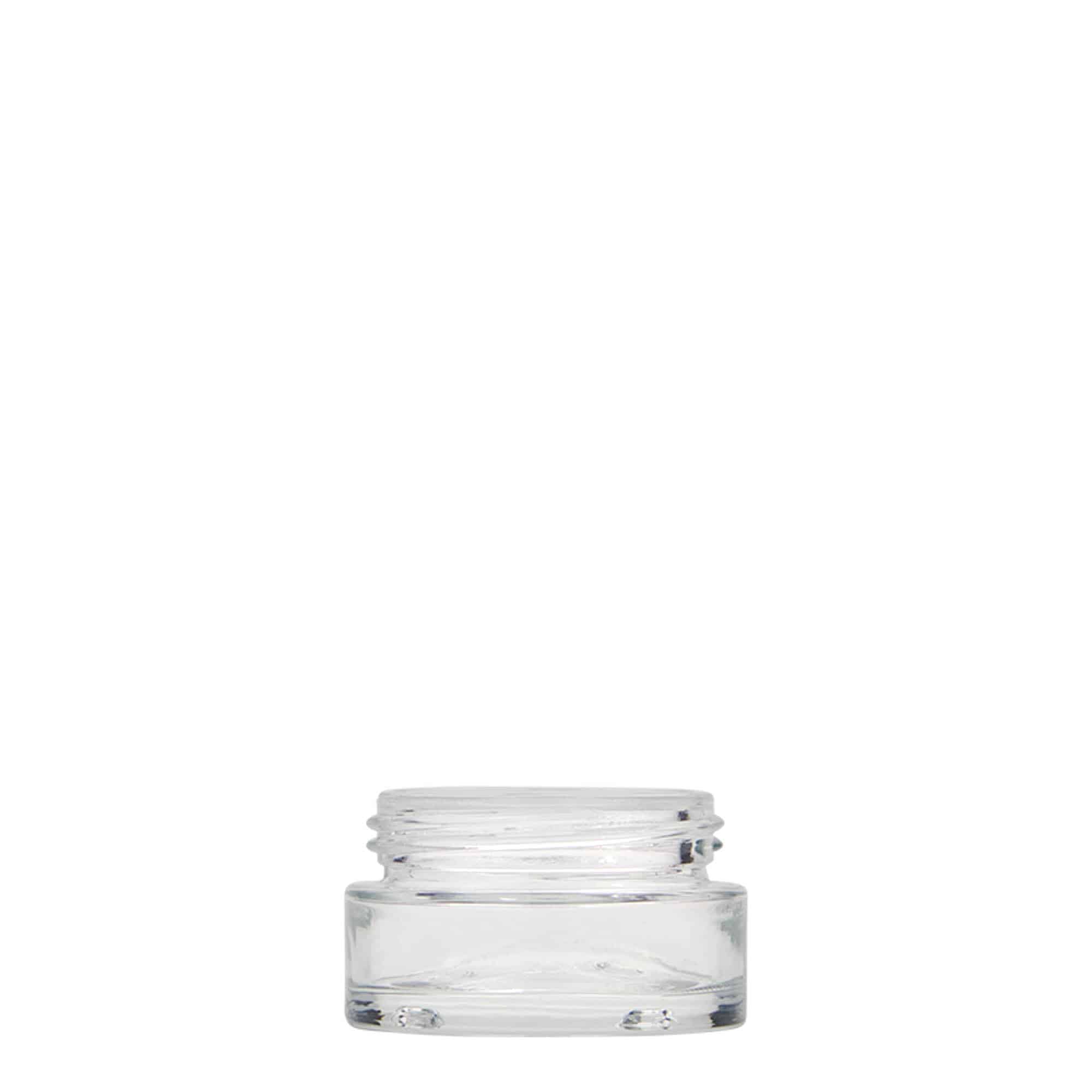 15 ml βαζάκι 'Clear Edition', γυαλί, στόμιο: βιδωτό καπάκι
