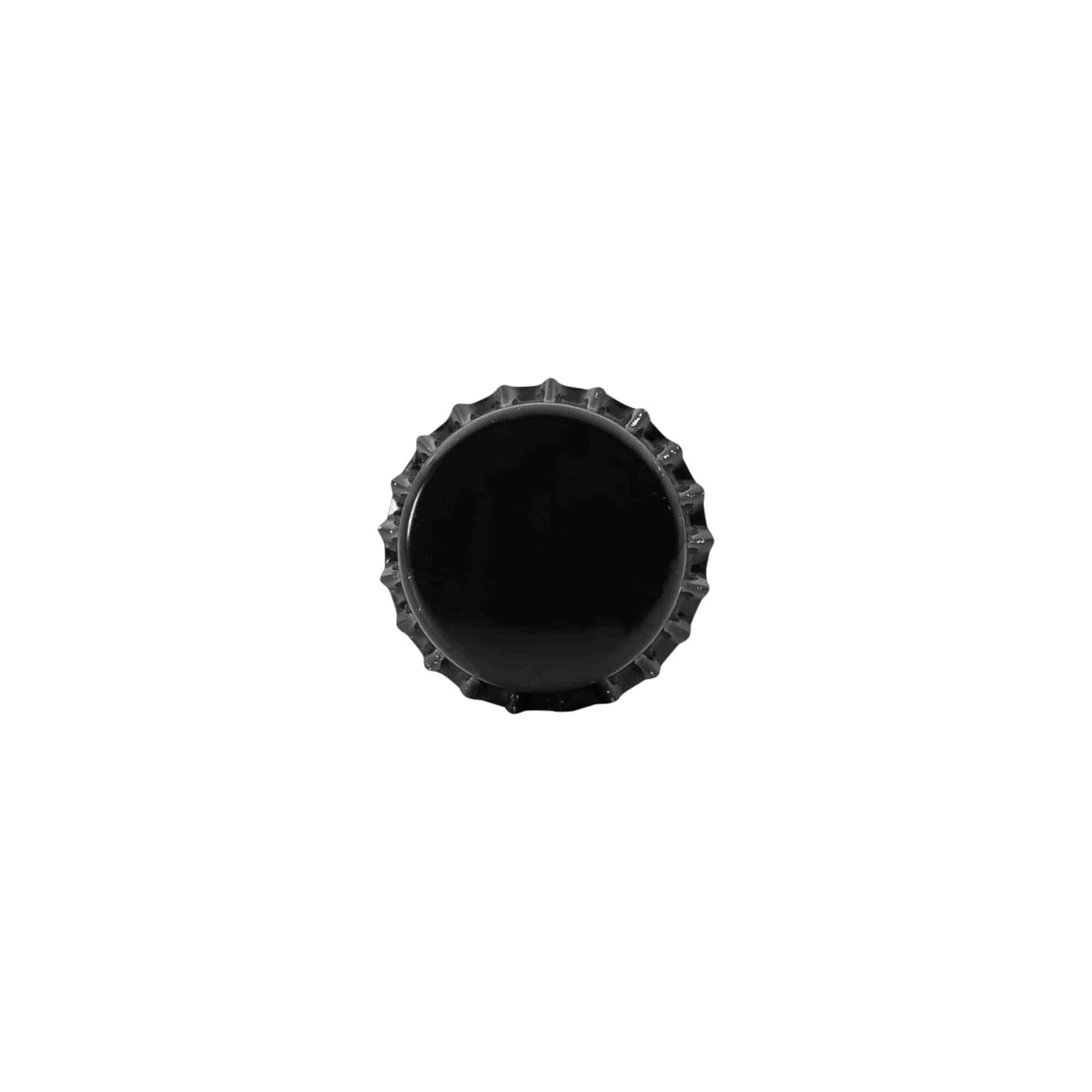 Μεταλλικά καπάκια 26 mm, μαύρα