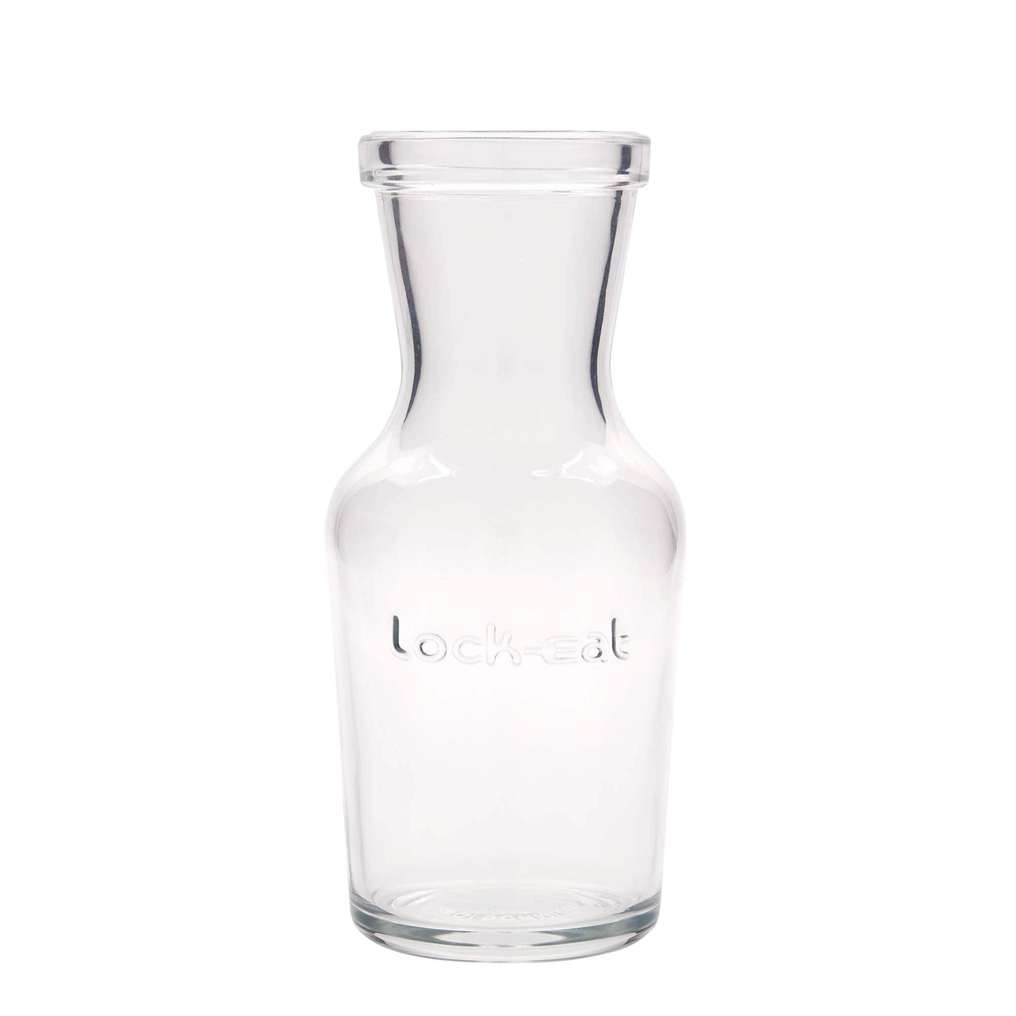 500 ml γυάλινη καράφα 'Lock-Eat', στόμιο: κλείσιμο με σύρμα-αλυσίδα