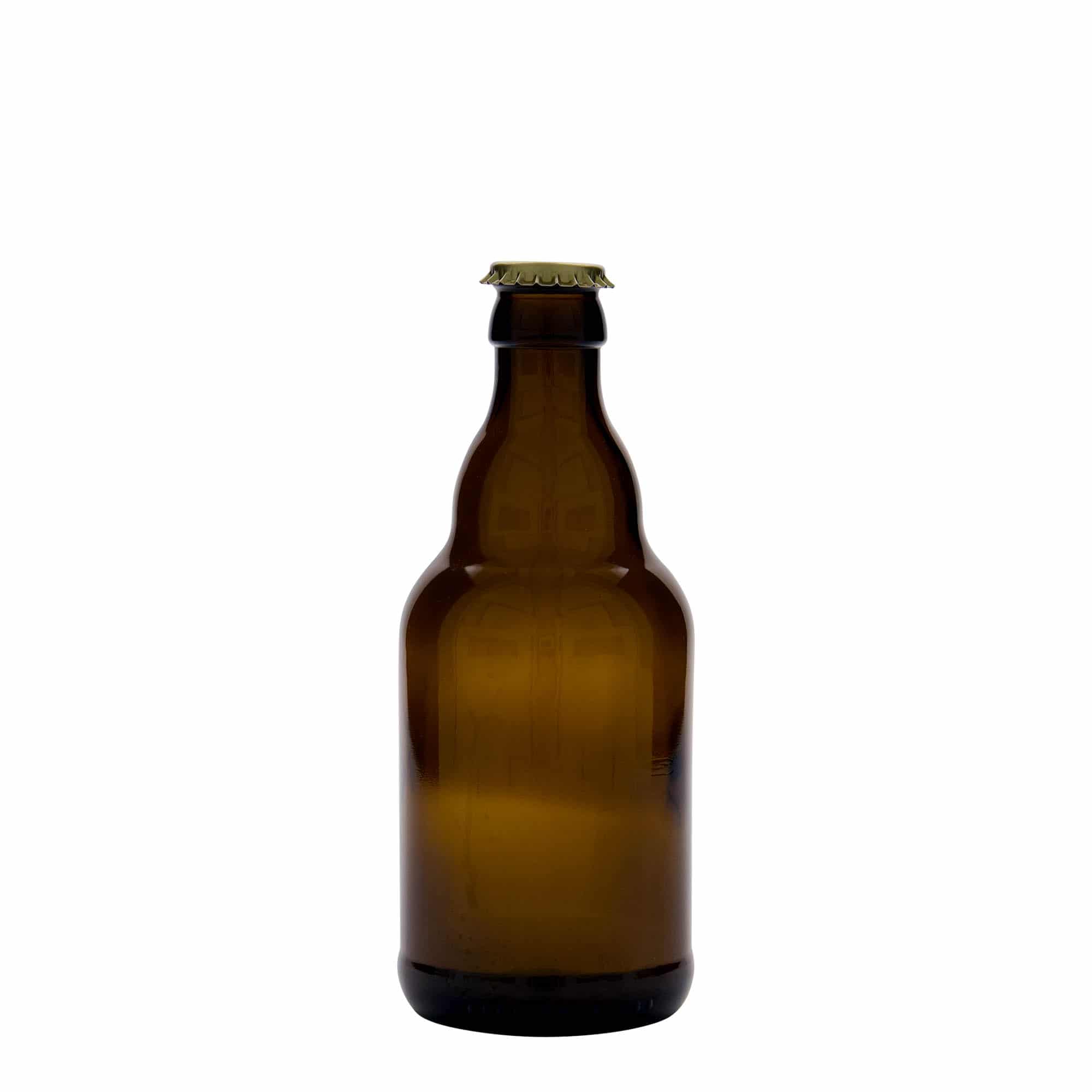 Μπουκάλι μπύρας 'Steinie' 330 ml, γυάλινο, καφέ, στόμιο: μεταλλική τάπα