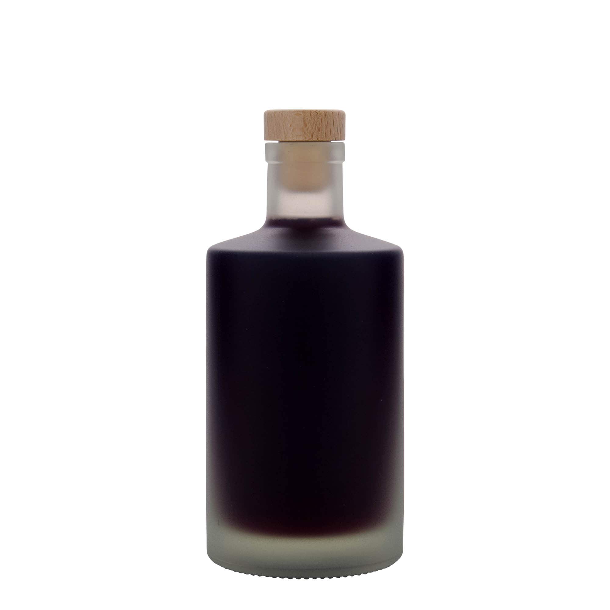 Γυάλινο μπουκάλι 'Caroline' 500 ml, εφέ του πάγου, στόμιο: φελλός