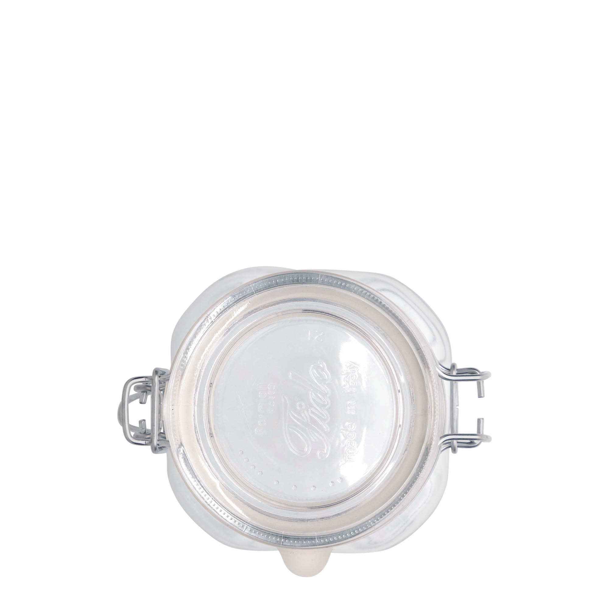 Βάζο με καπάκι με κλιπ 'Fido' 500 ml, τετράγωνο, στόμιο: καπάκι με κλιπ Βάζο με καπάκι με κλιπ 'Fido' 500 ml, τετράγωνο, στόμιο: καπάκι με κλιπ