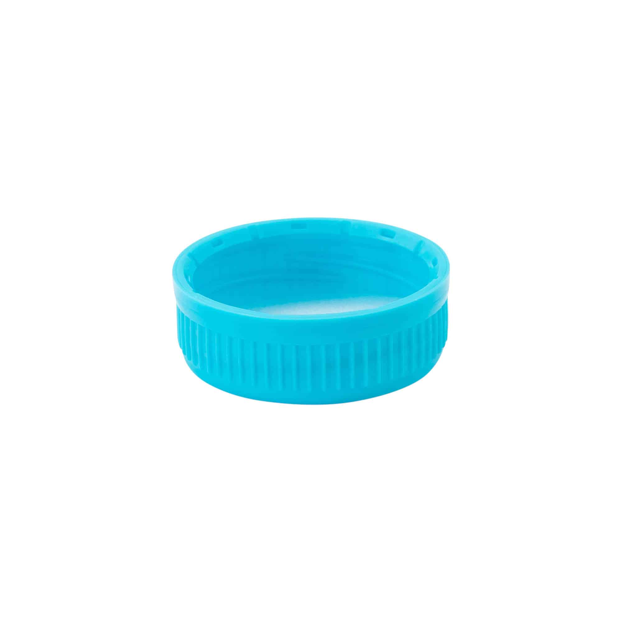 Βιδωτό πώμα 40mm, πλαστικό PE, γαλάζιο