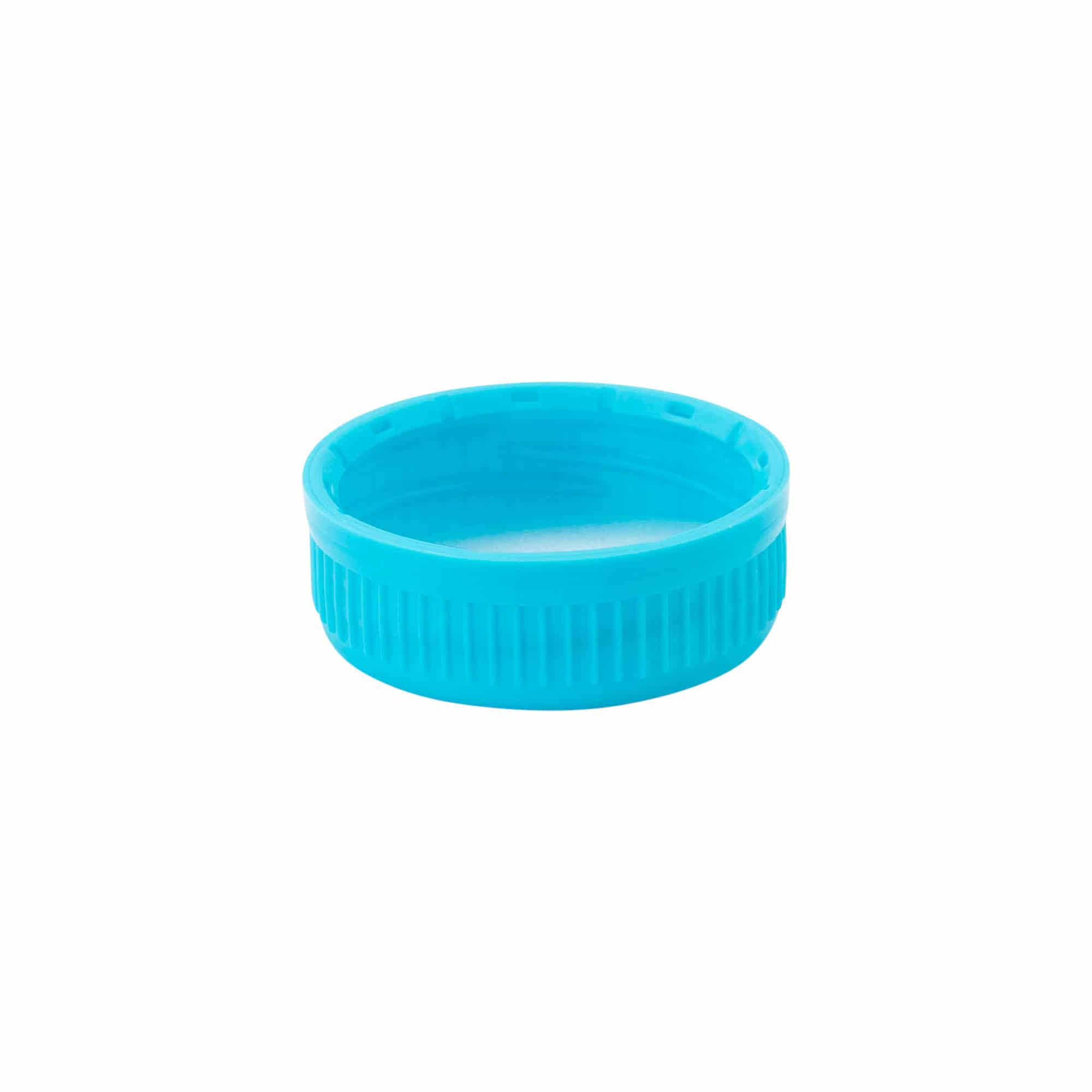 Βιδωτό πώμα 40mm, πλαστικό PE, γαλάζιο