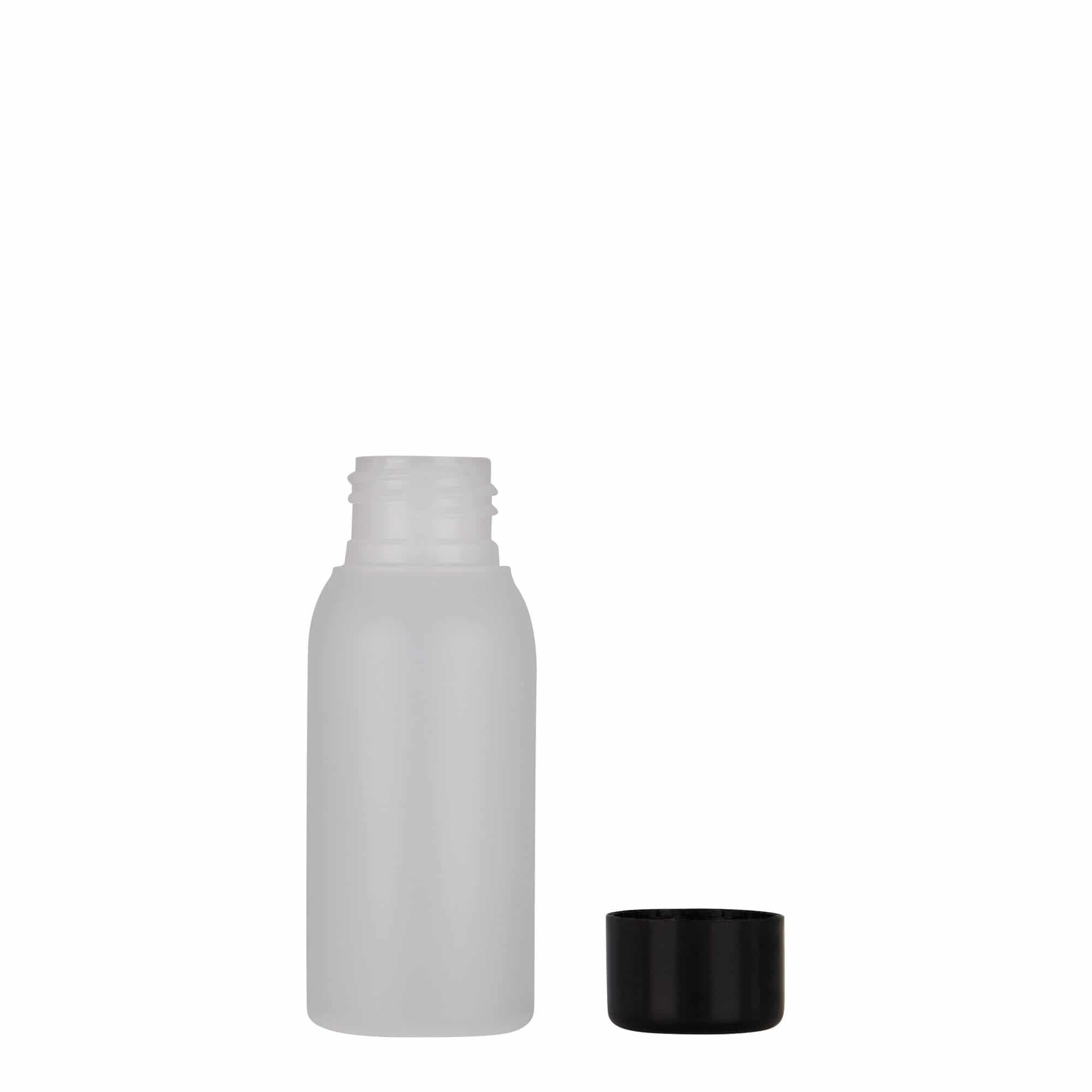 Πλαστικό μπουκάλι 'Tuffy' 50 ml, HDPE, φυσικό χρώμα, στόμιο: GPI 24/410