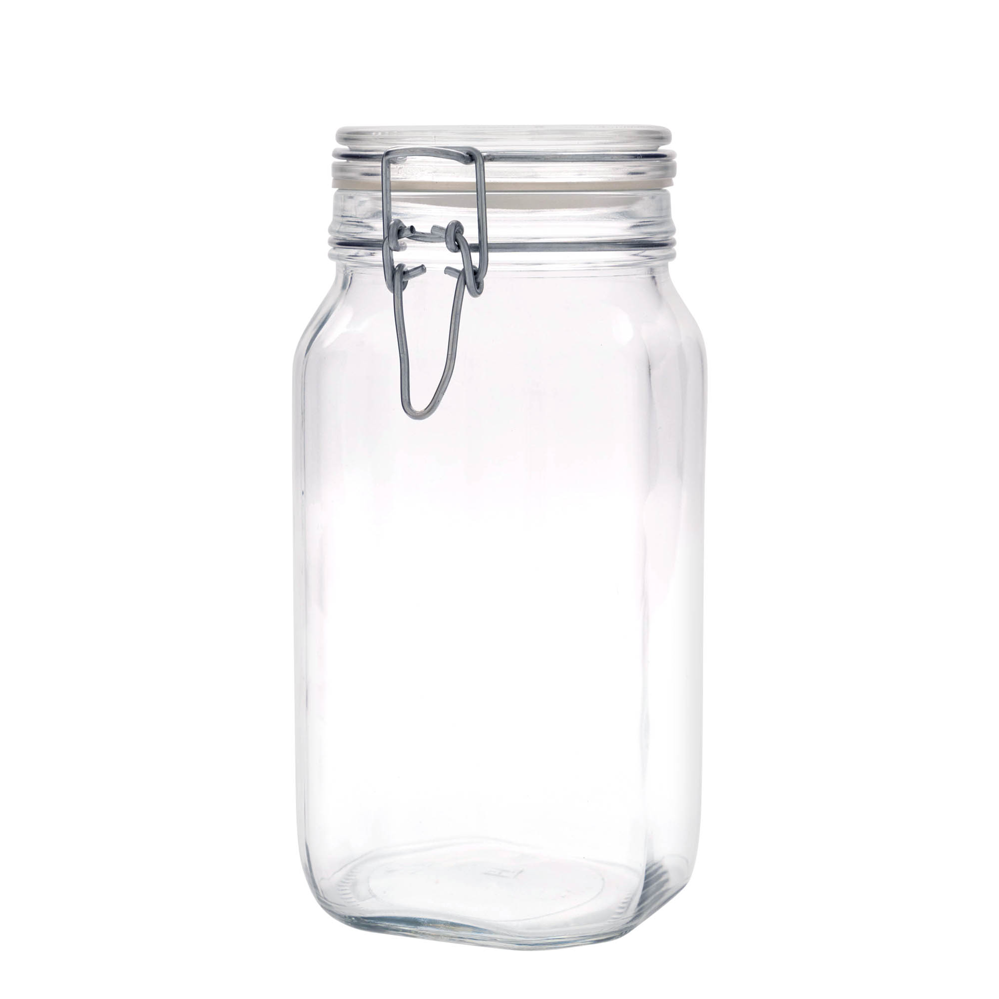 Βάζο με καπάκι με κλιπ 'Fido' 1.500 ml, τετράγωνο, στόμιο: καπάκι με κλιπ Βάζο με καπάκι με κλιπ 'Fido' 1.500 ml, τετράγωνο, στόμιο: καπάκι με κλιπ