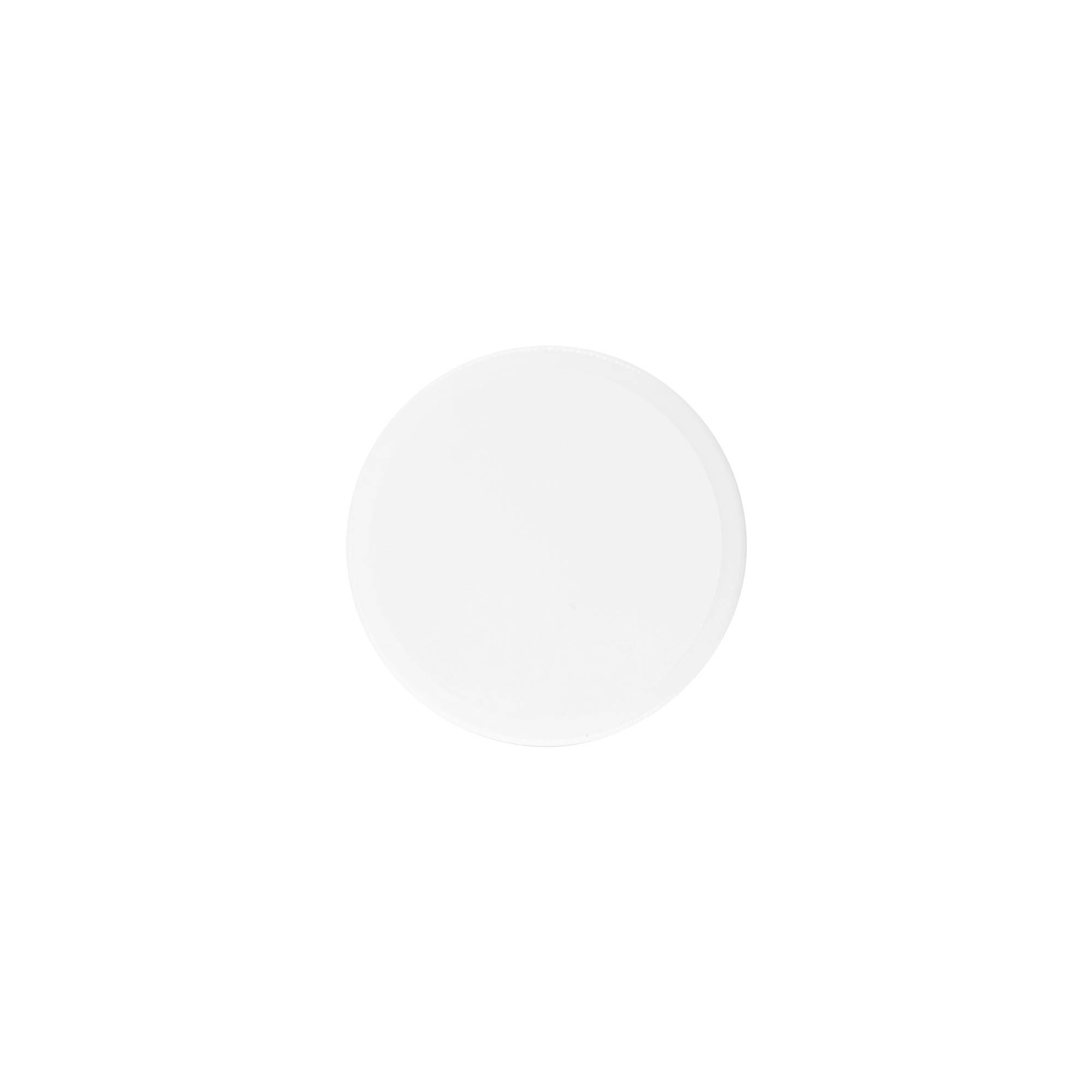Βιδωτό πώμα 'White Line' 60ml, πλαστικό PP, λευκό