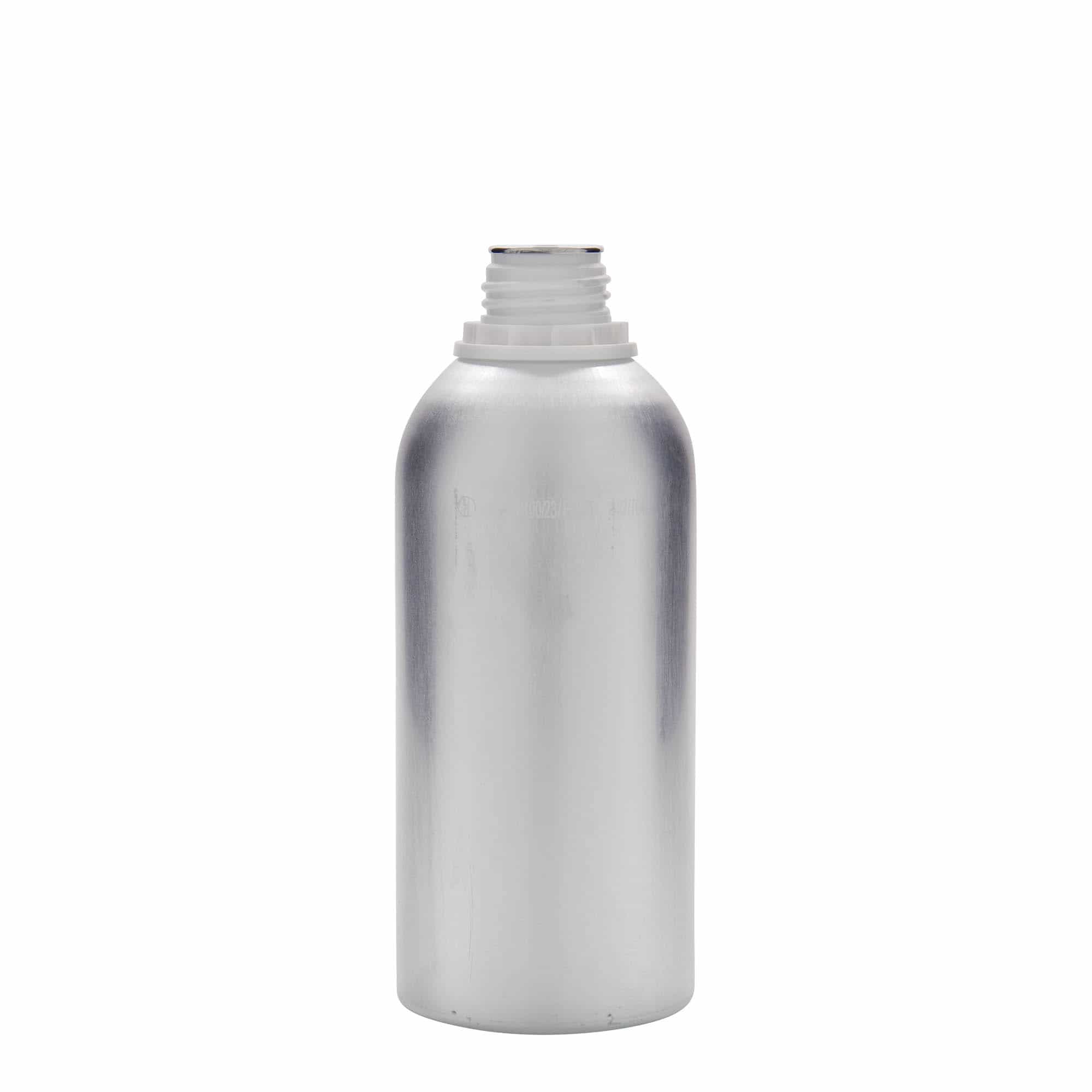 Μπουκάλι αλουμινίου 625 ml, μεταλλικό, ασημί, στόμιο: DIN 32