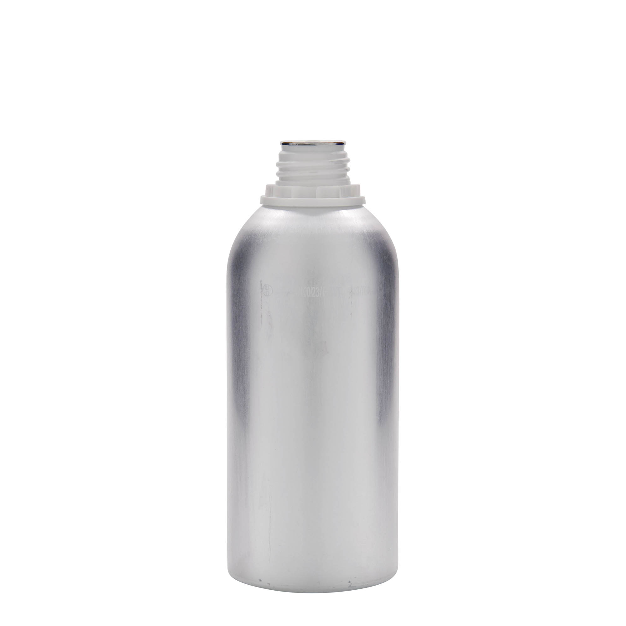 Μπουκάλι αλουμινίου 625 ml, μεταλλικό, ασημί, στόμιο: DIN 32