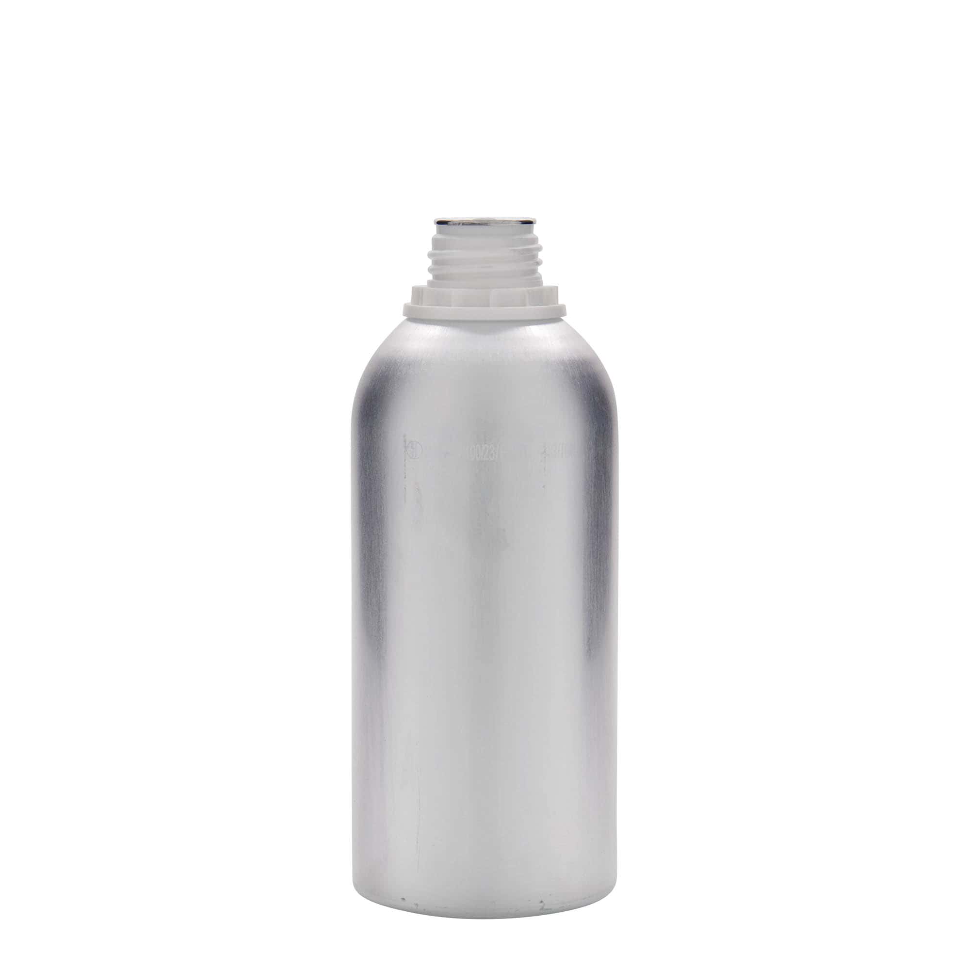 Μπουκάλι αλουμινίου 625 ml, μεταλλικό, ασημί, στόμιο: DIN 32
