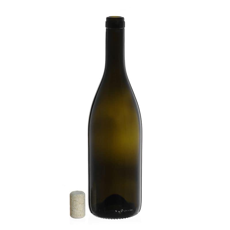 Μπουκάλι κρασιού 'Tiffany' 750 ml, πράσινο αντικέ, στόμιο: φελλός