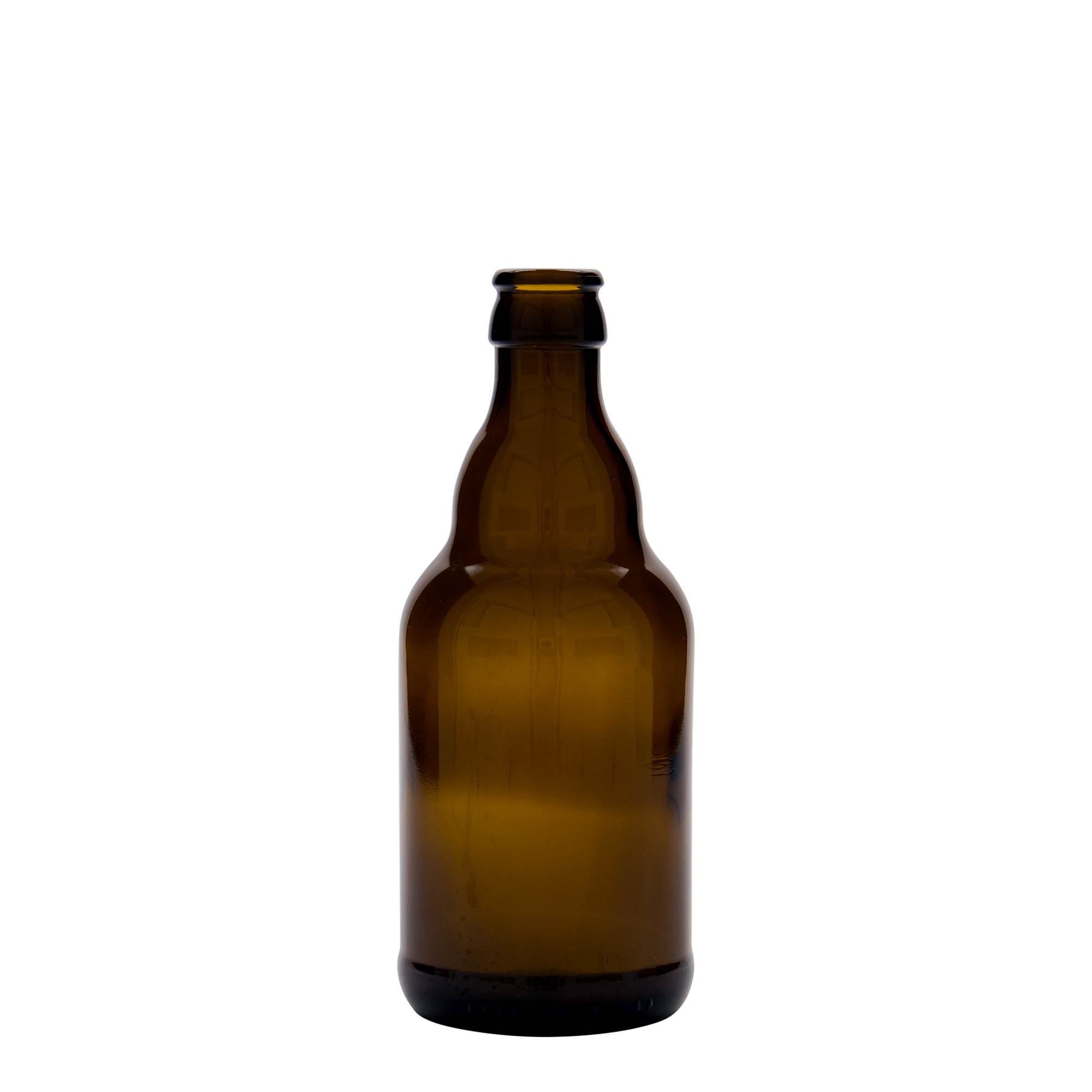 Μπουκάλι μπύρας 'Steinie' 330 ml, γυάλινο, καφέ, στόμιο: μεταλλική τάπα Μπουκάλι μπύρας 'Steinie' 330 ml, γυάλινο, καφέ, στόμιο: μεταλλική τάπα
