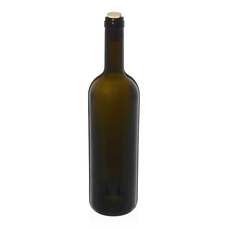 Μπουκάλι κρασιού 'Golia' 750 ml, πράσινο αντικέ, στόμιο: φελλός