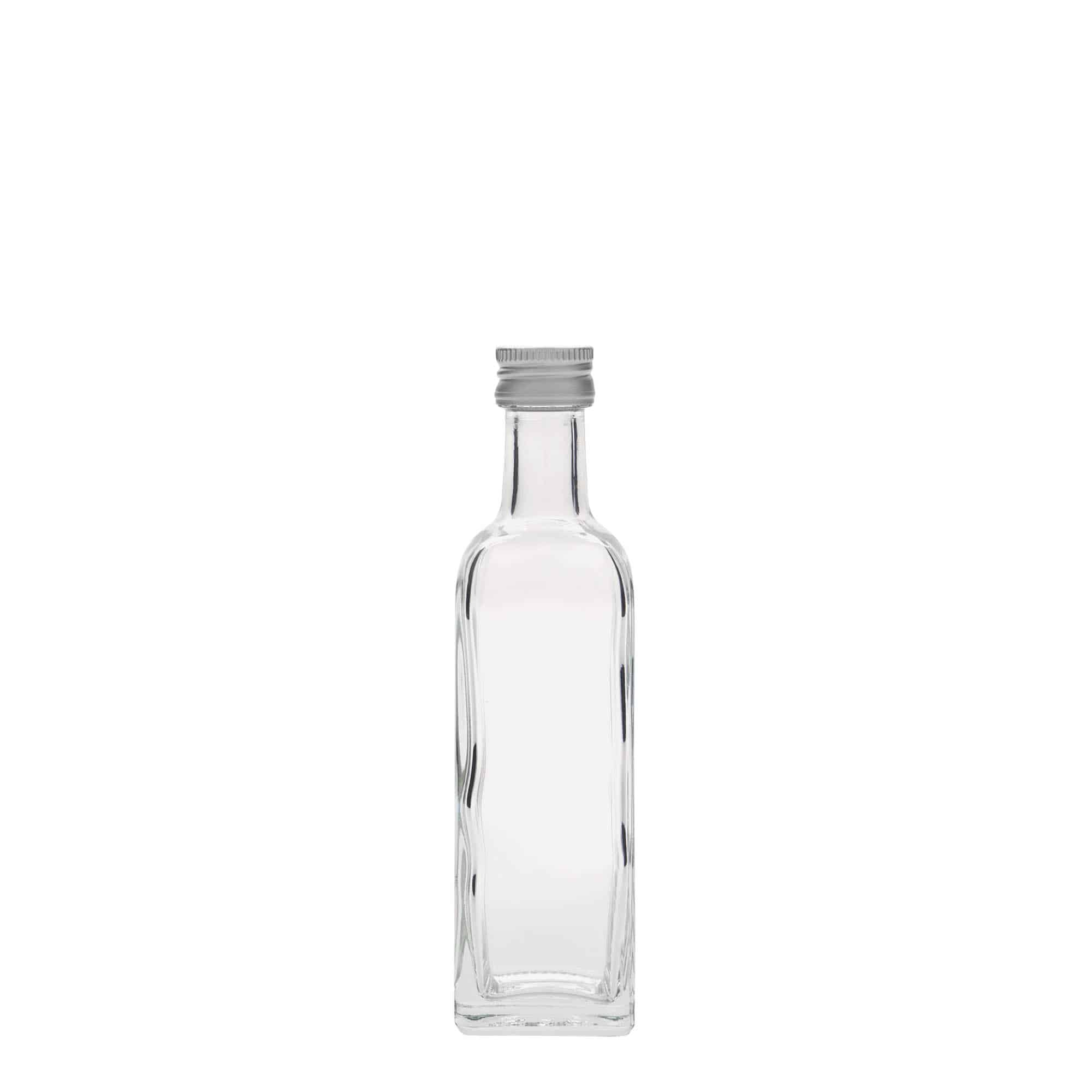 Γυάλινο μπουκάλι 'Marasca' 60 ml, τετράγωνο, στόμιο: PP 18