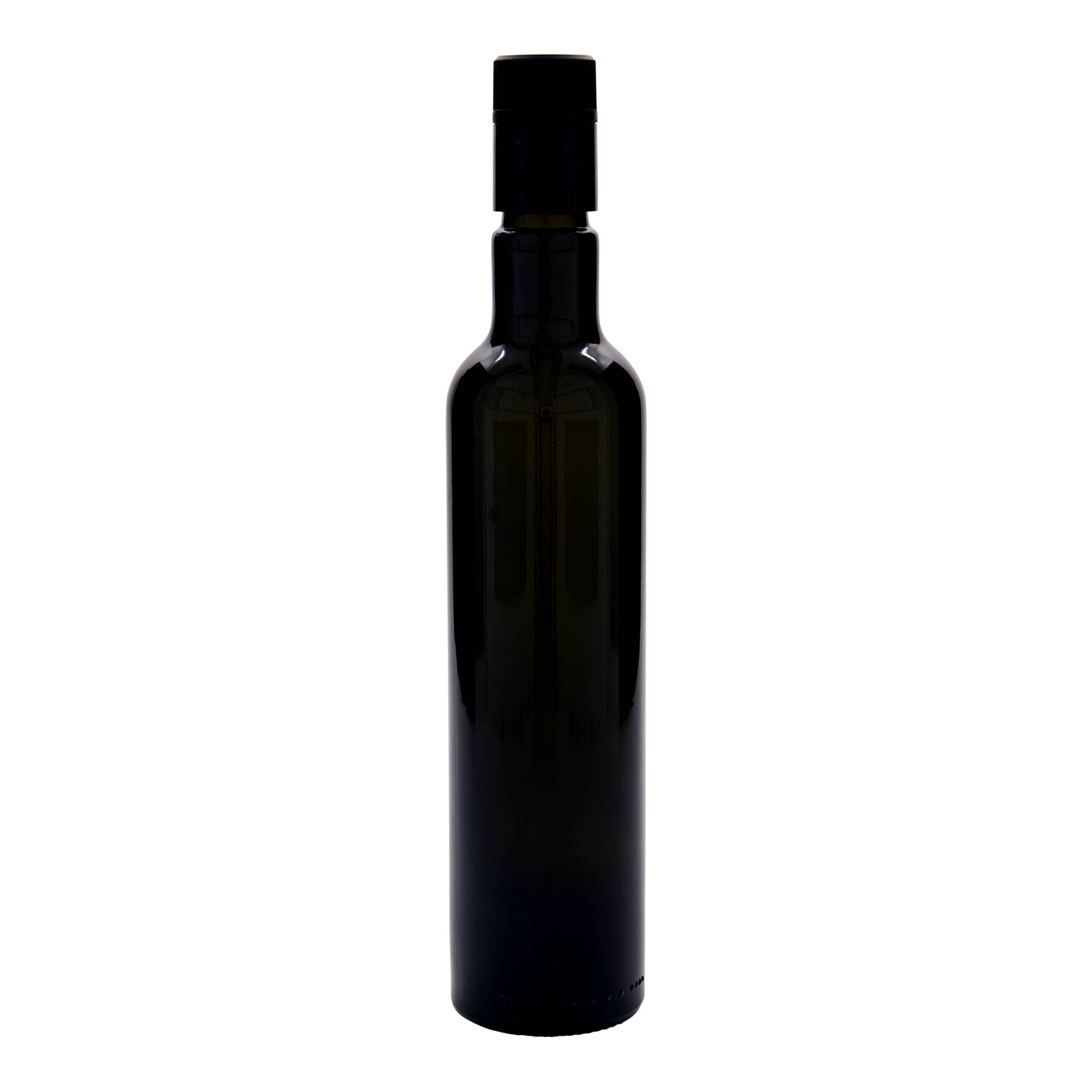 Μπουκάλι για ξίδι/λάδι 'Willy New' 500 ml, γυάλινο, πράσινο αντικέ, στόμιο: DOP