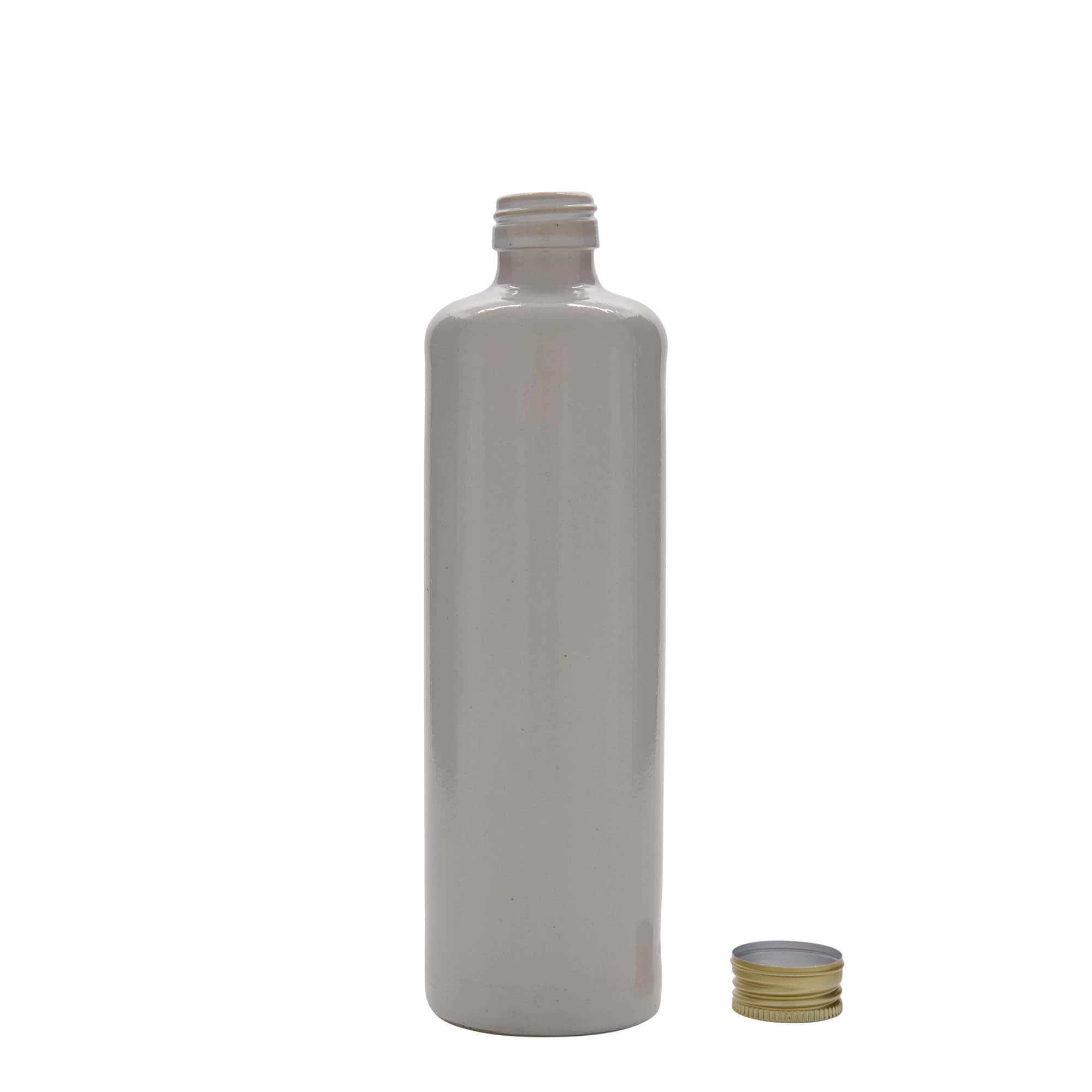 500 ml κανάτα από πηλό, κεραμικό, λευκό, στόμιο: PP 31,5
