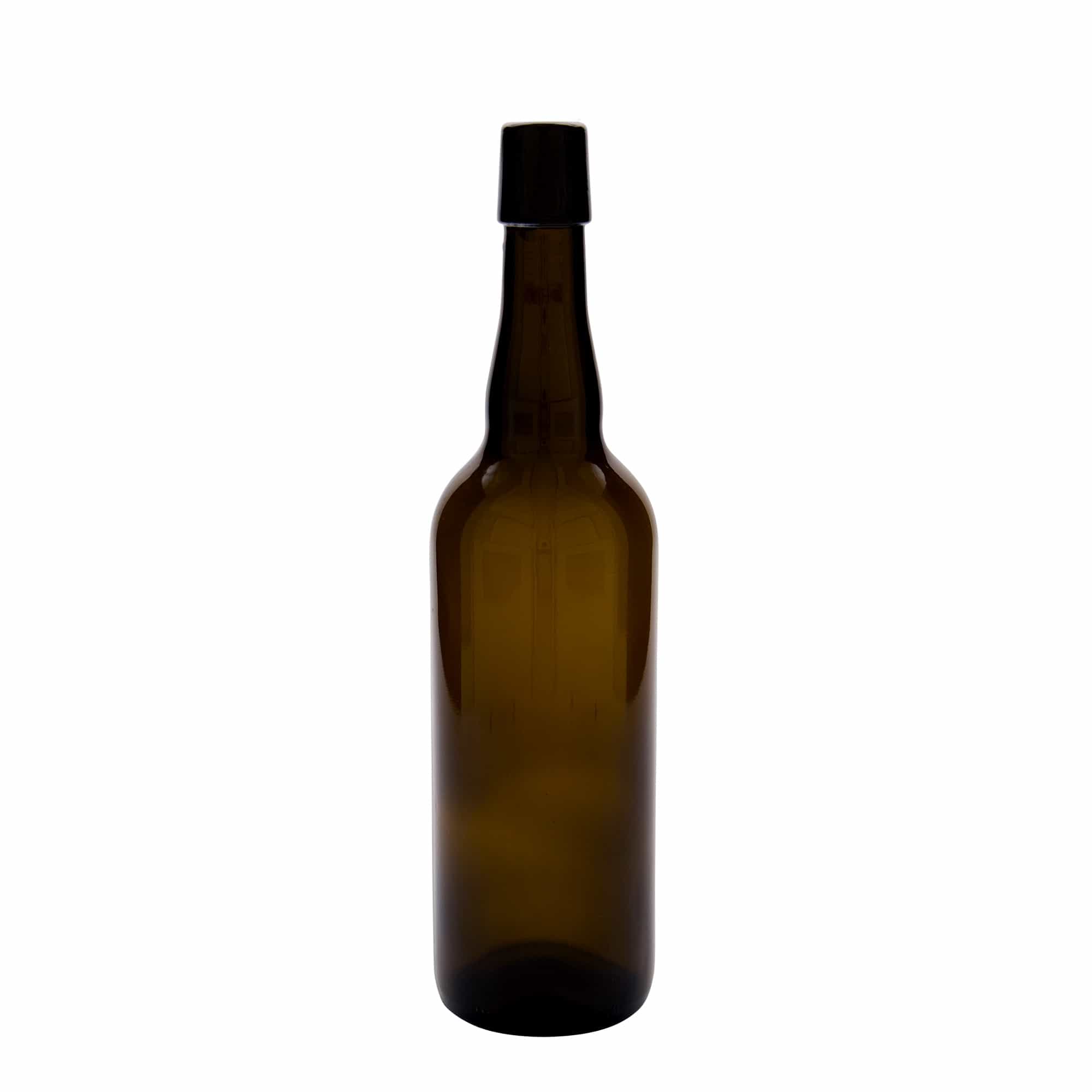 Μπουκάλι βελγικής μπύρας 750 ml, γυάλινο, καφέ, στόμιο: μηχανικό πώμα Μπουκάλι βελγικής μπύρας 750 ml, γυάλινο, καφέ, στόμιο: μηχανικό πώμα