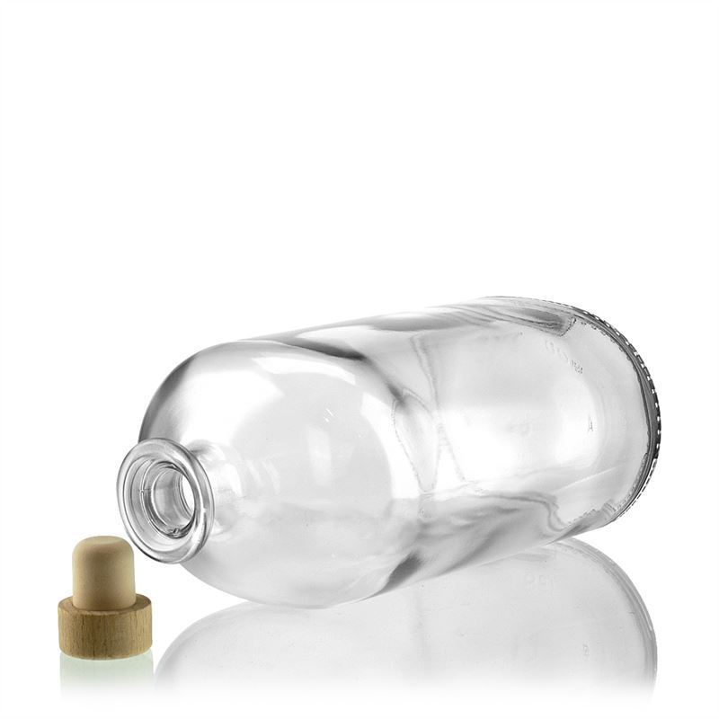 Γυάλινο μπουκάλι 'Dundee' 1.000 ml, οβάλ, στόμιο: φελλός Γυάλινο μπουκάλι 'Dundee' 1.000 ml, οβάλ, στόμιο: φελλός