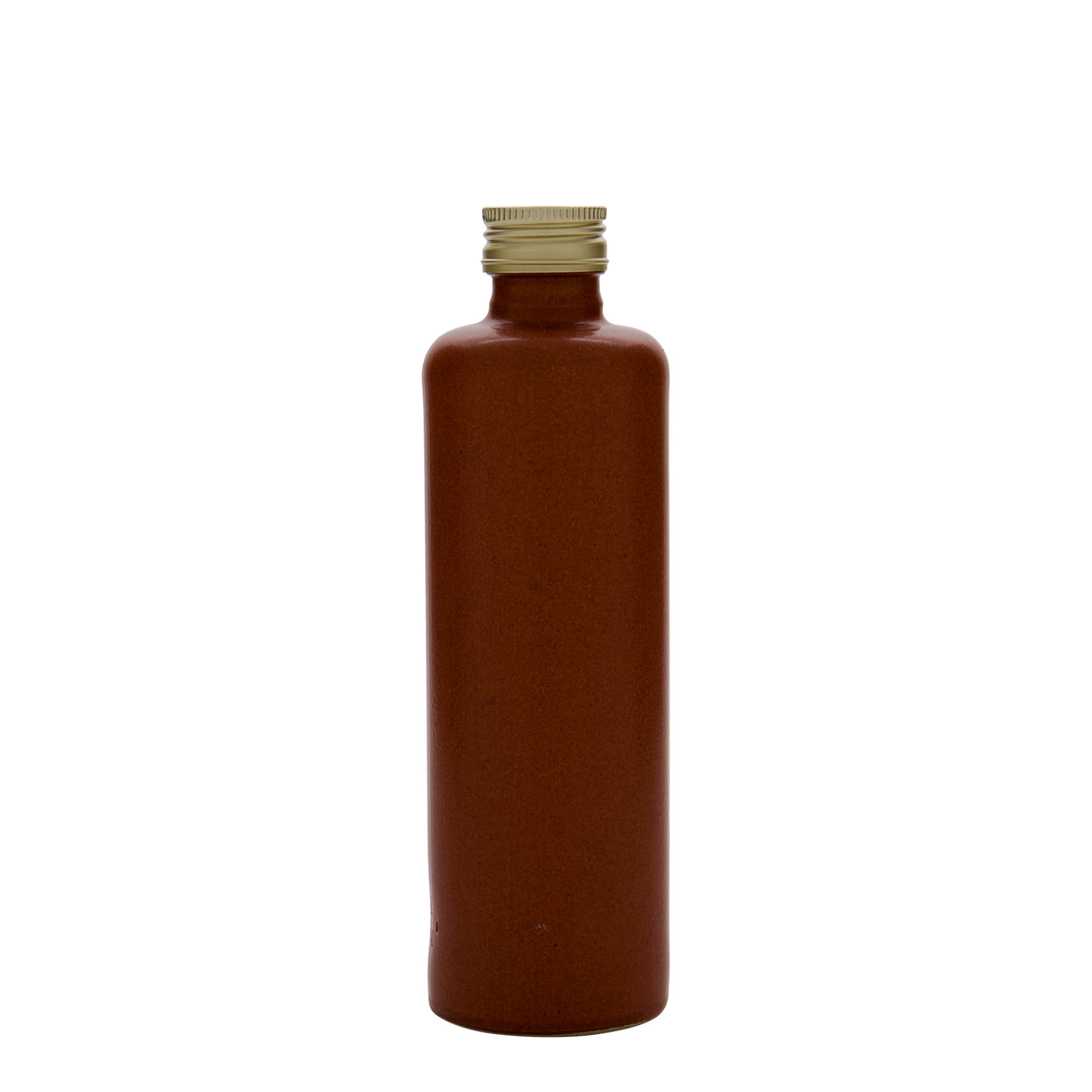 Κεραμικό μπουκάλι 350 ml, κεραμικό, κόκκινο-καφέ, στόμιο: PP 31,5