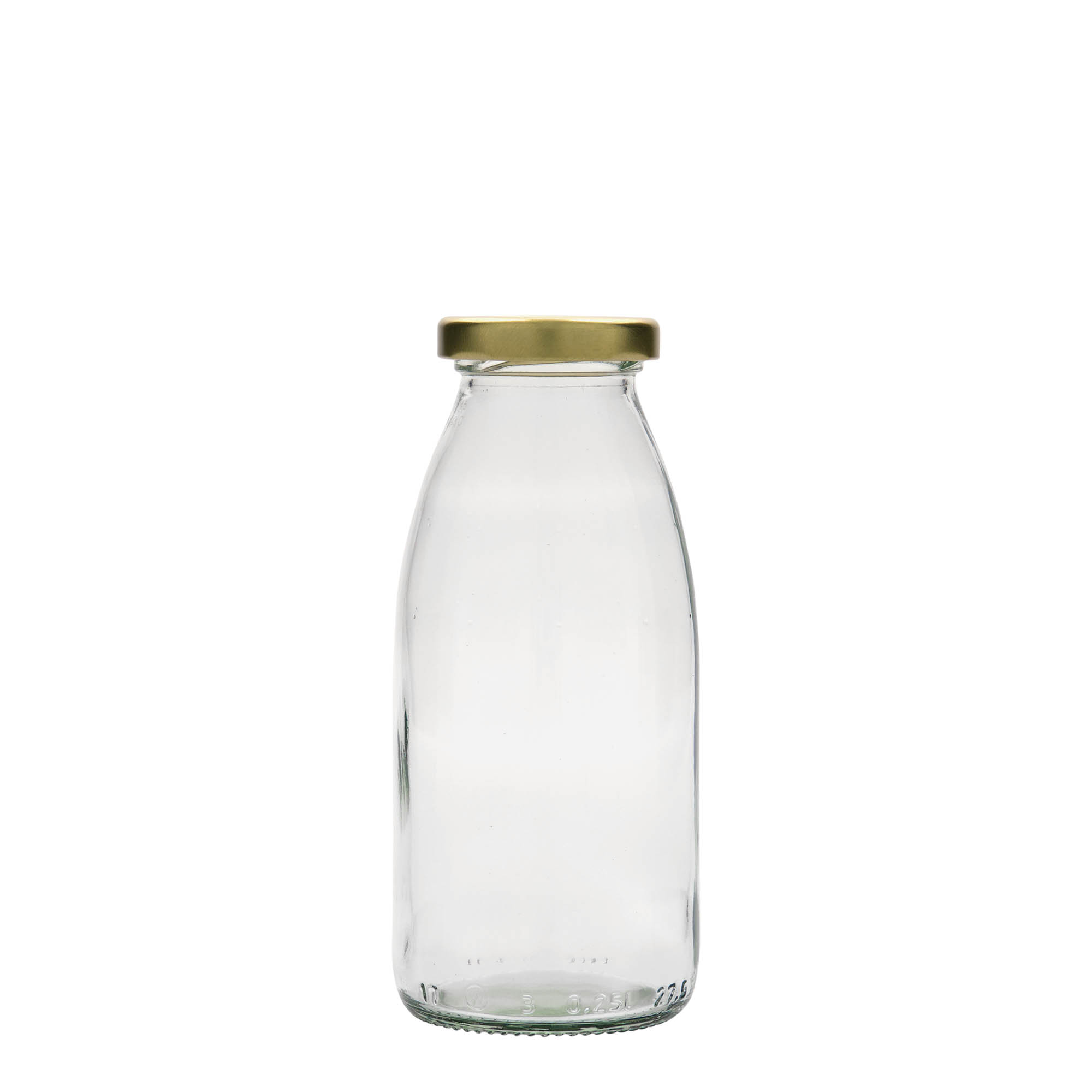 Γυάλινο μπουκάλι 'Vroni' 250 ml, στόμιο: twist-off (TO 43) Γυάλινο μπουκάλι 'Vroni' 250 ml, στόμιο: twist-off (TO 43)