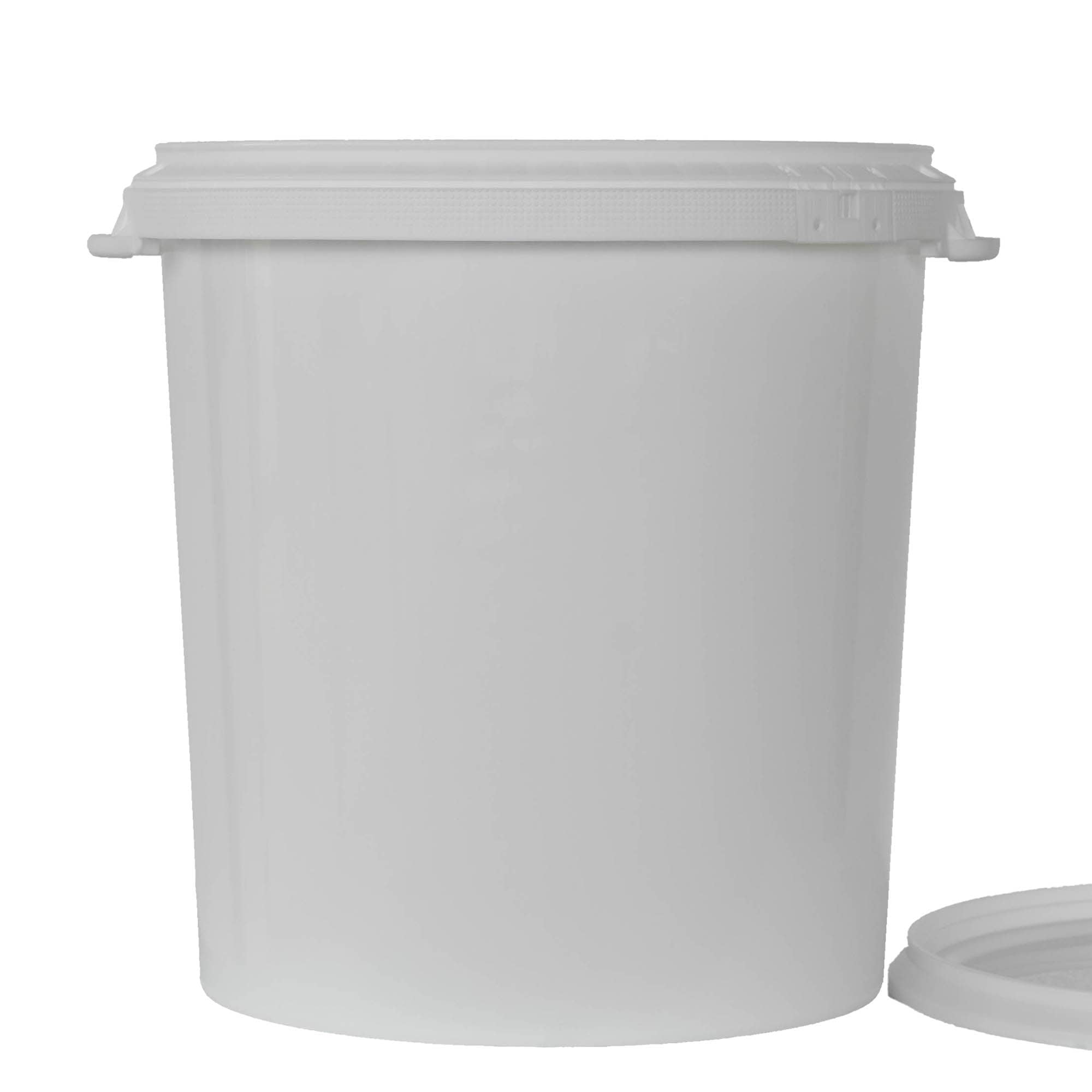 Κουβάς 30 l, πλαστικό PP, λευκό