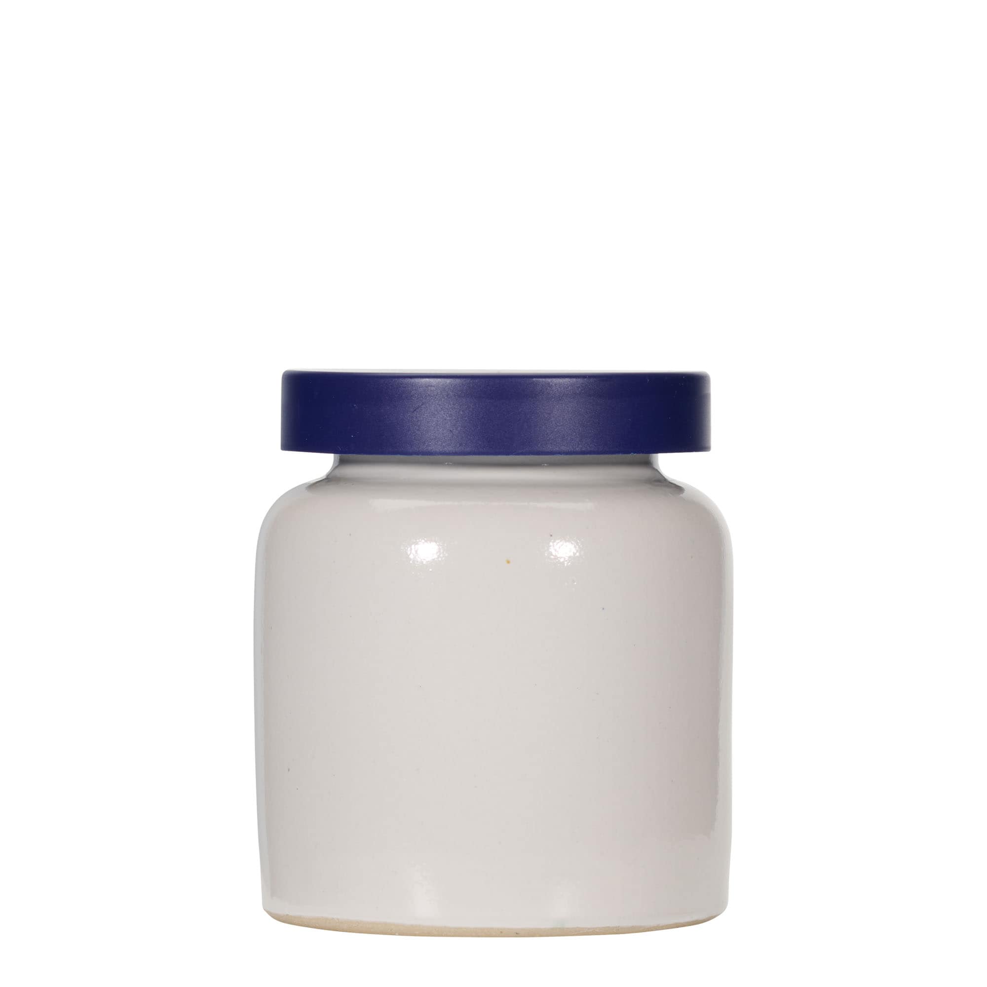 Πήλινο βάζο 270 ml, κεραμικό, λευκό, στόμιο: χωνευτό πώμα