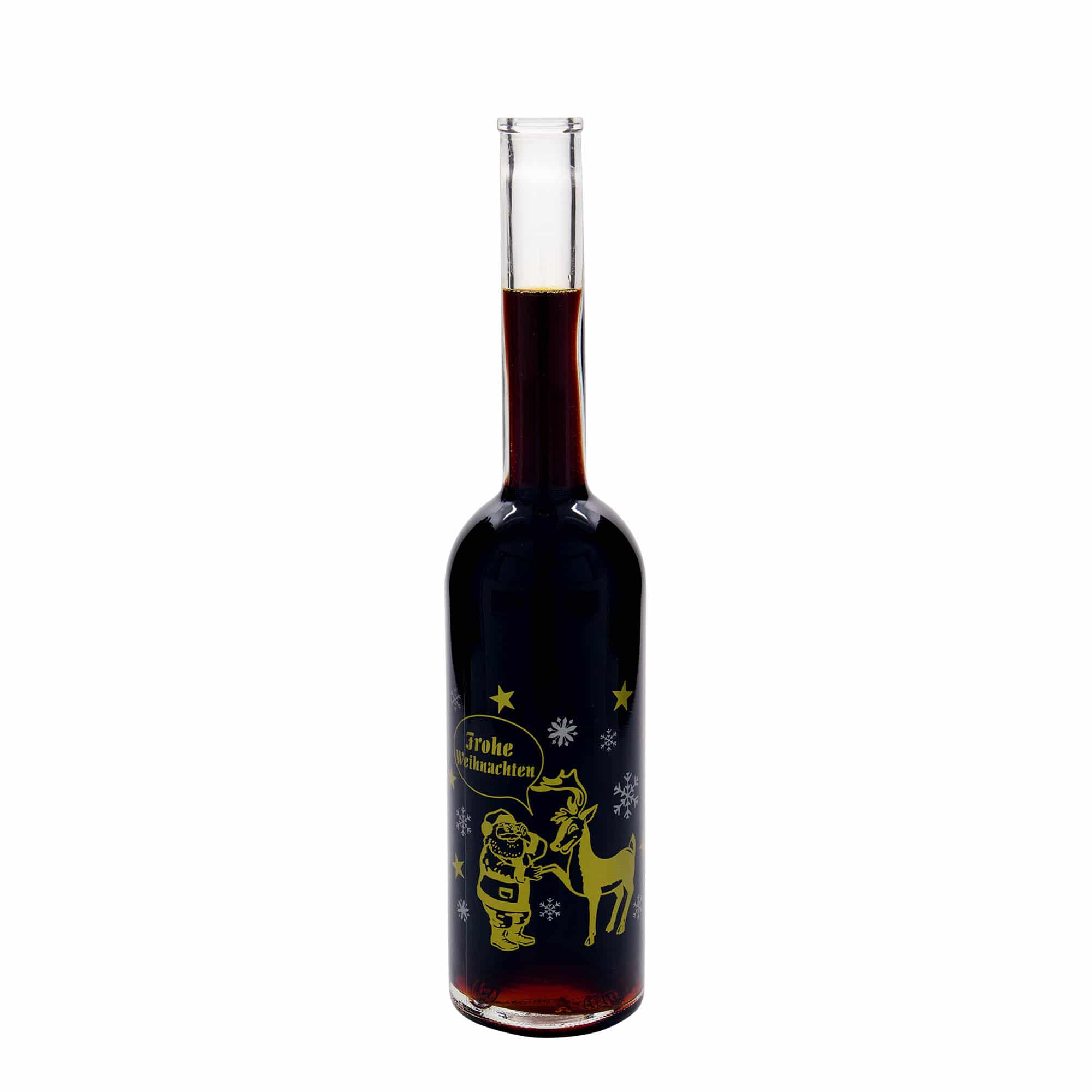 500 ml γυάλινο μπουκάλι 'Opera', σχέδιο: Πυροτεχνήματα, στόμιο: φελλός